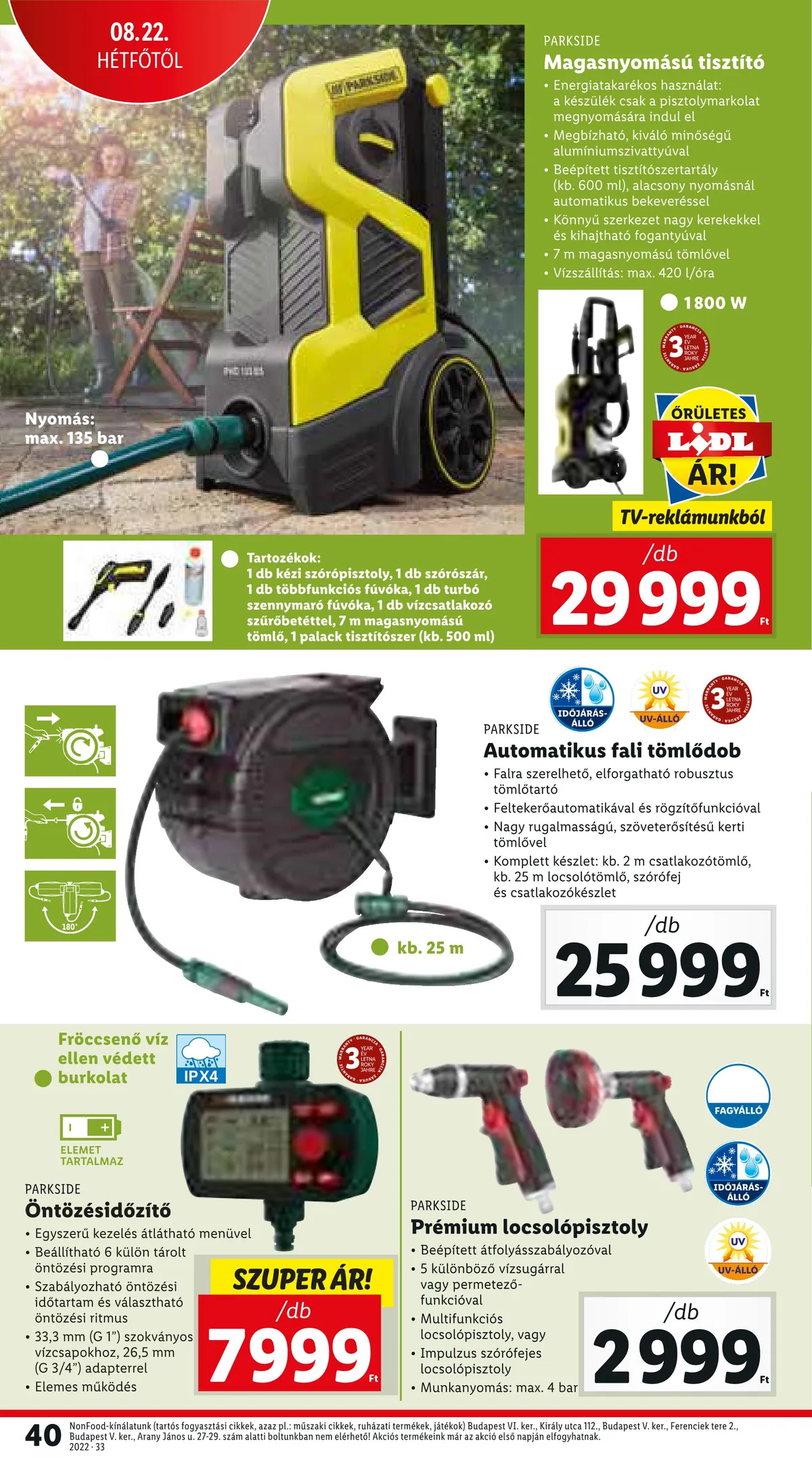 Lidl akciós újság 08.18–08.24 – 40. oldal
