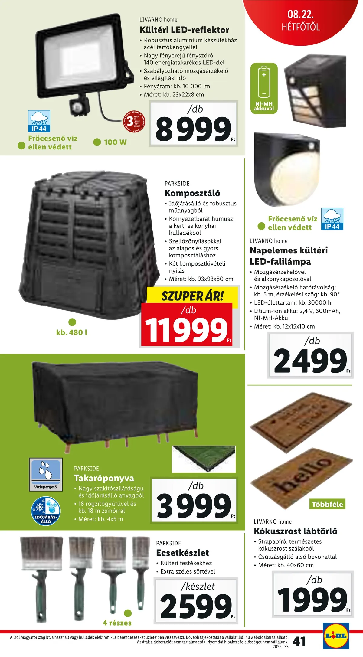 Lidl akciós újság 08.18–08.24 – 41. oldal