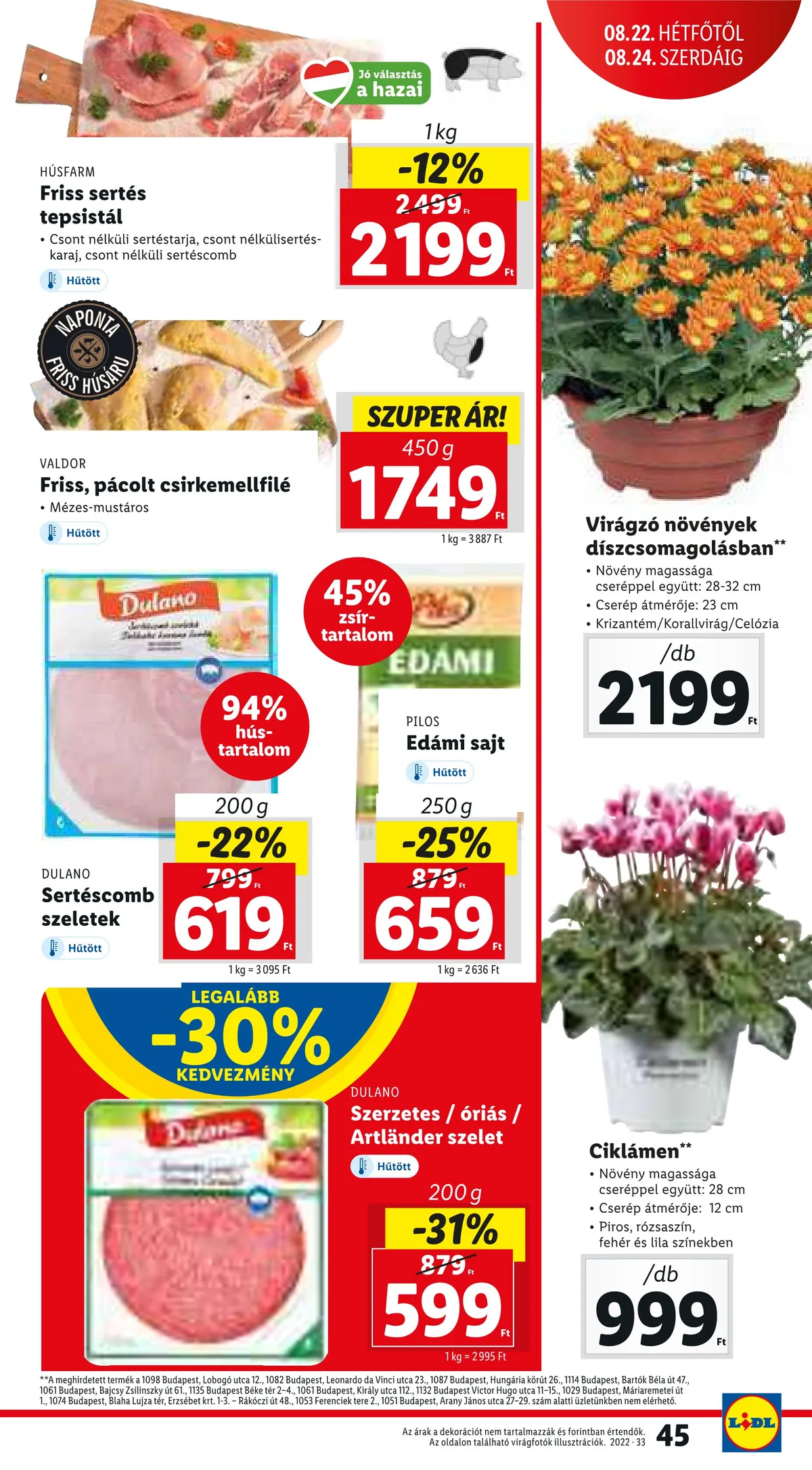 Lidl akciós újság 08.18–08.24 – 45. oldal
