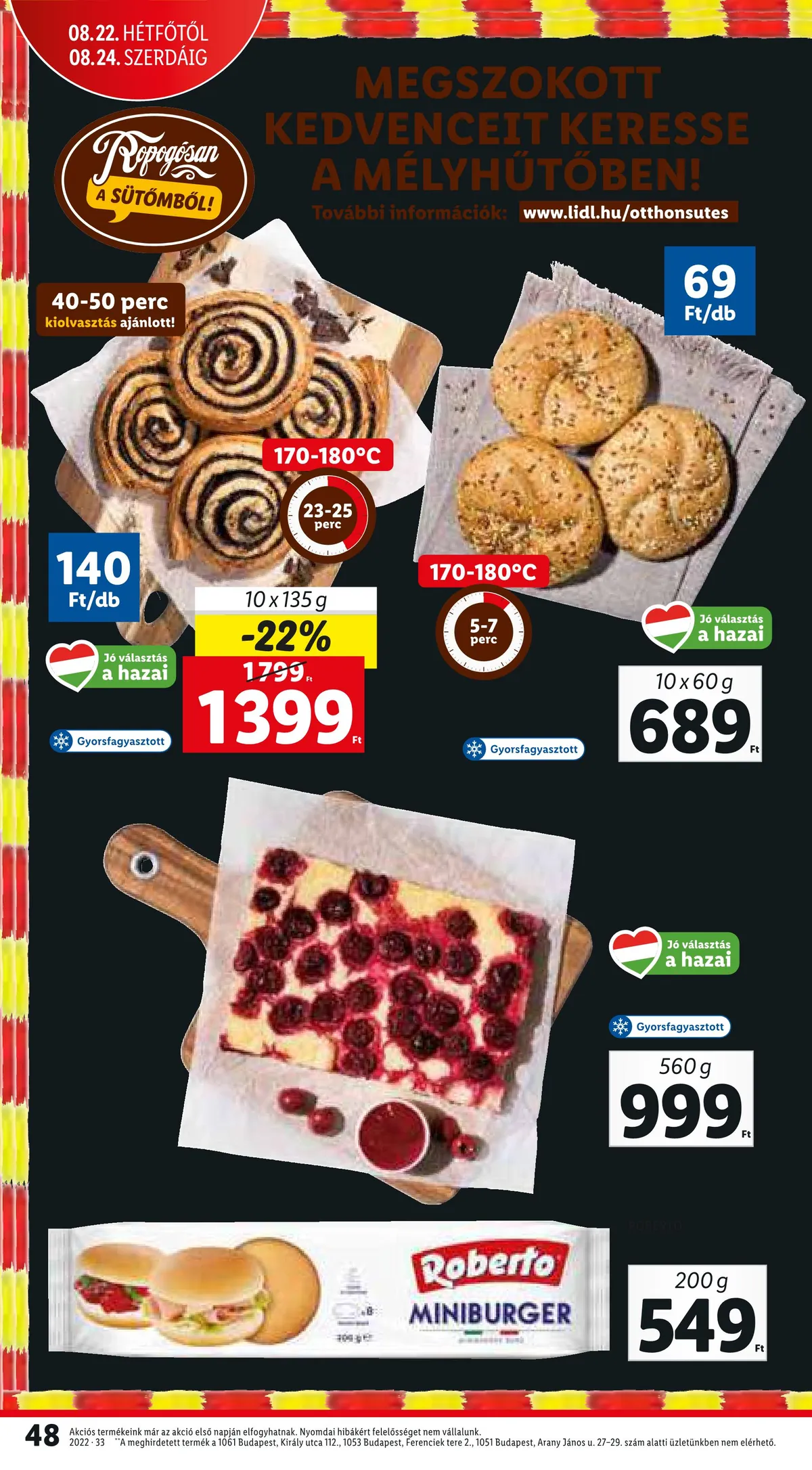Lidl akciós újság 08.18–08.24 – 48. oldal
