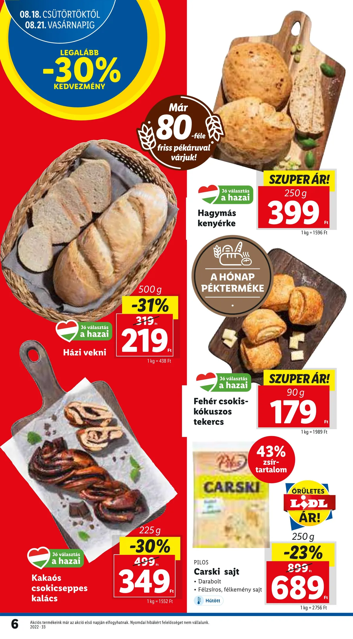 Lidl akciós újság 08.18–08.24 – 6. oldal