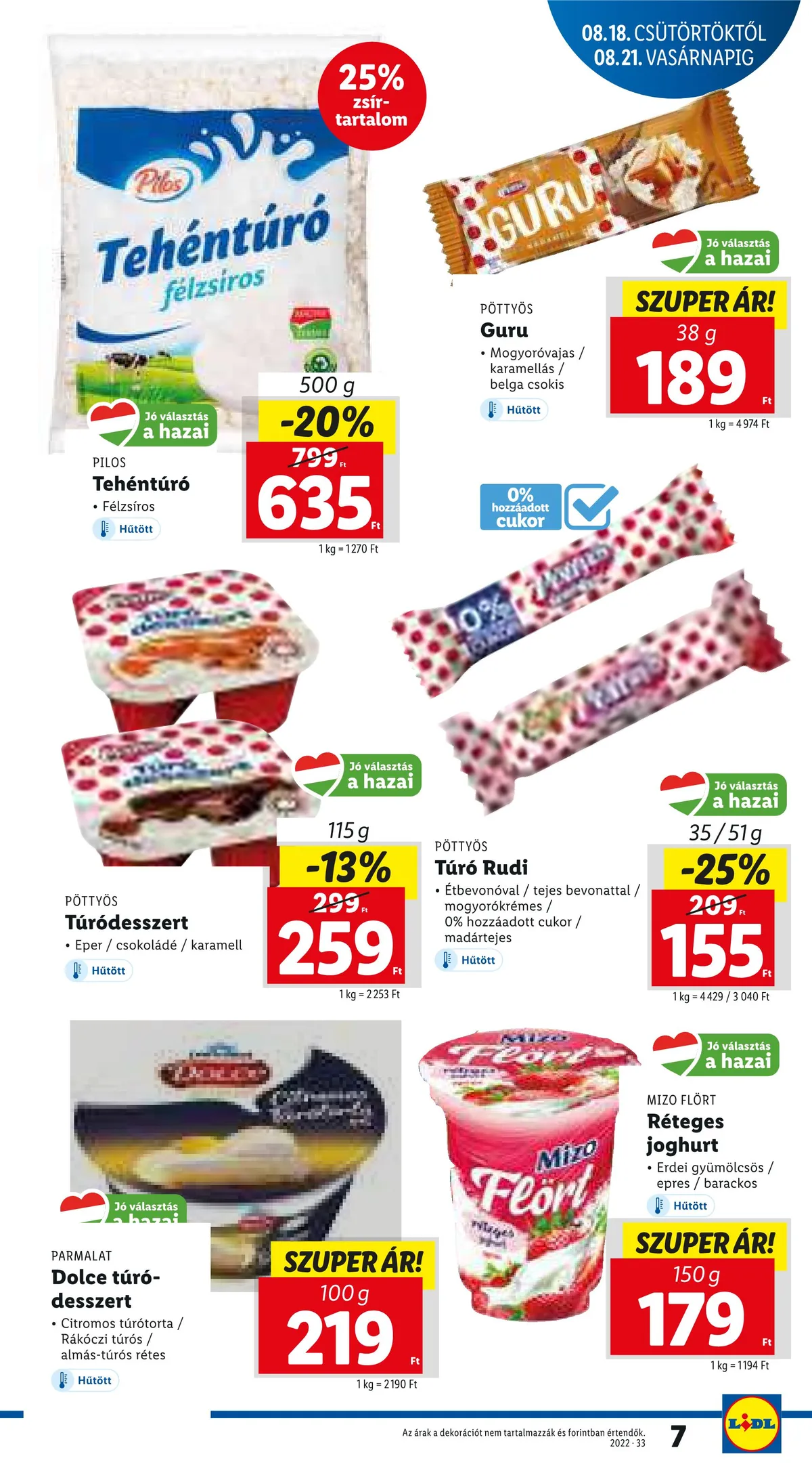 Lidl akciós újság 08.18–08.24 – 7. oldal