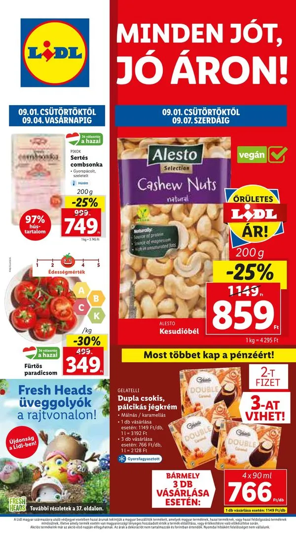 Lidl akciós újság 09.01–09.07