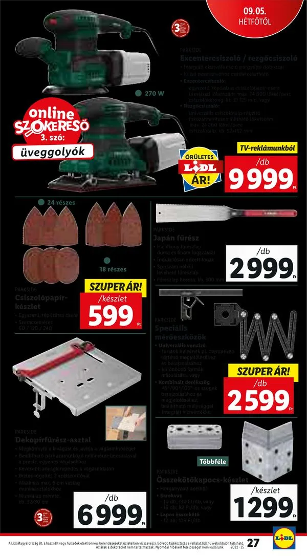 Lidl akciós újság 09.01–09.07 – 27. oldal