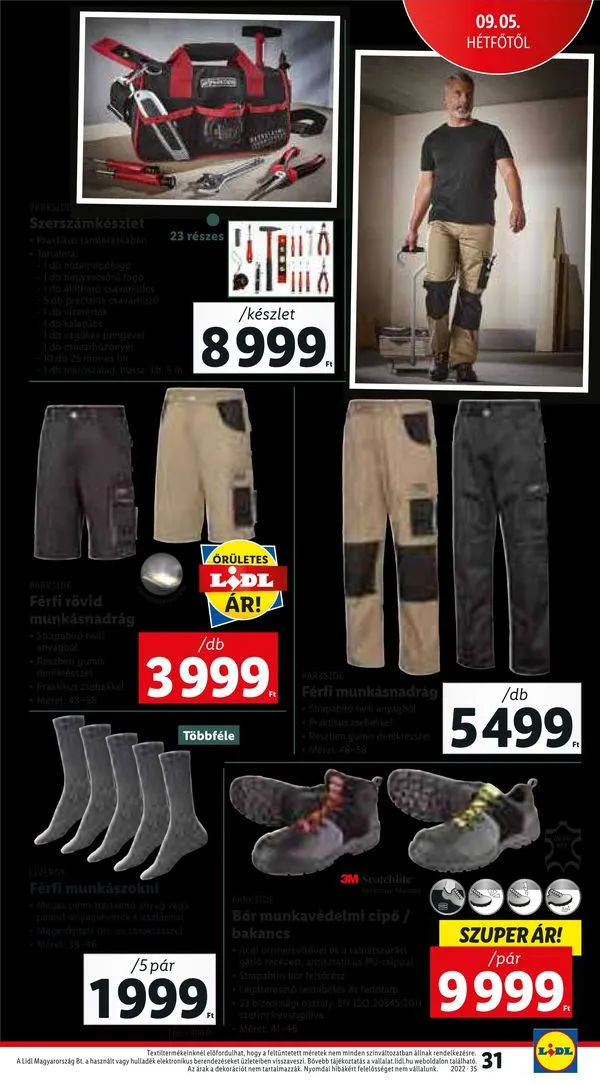 Lidl akciós újság 09.01–09.07 – 31. oldal