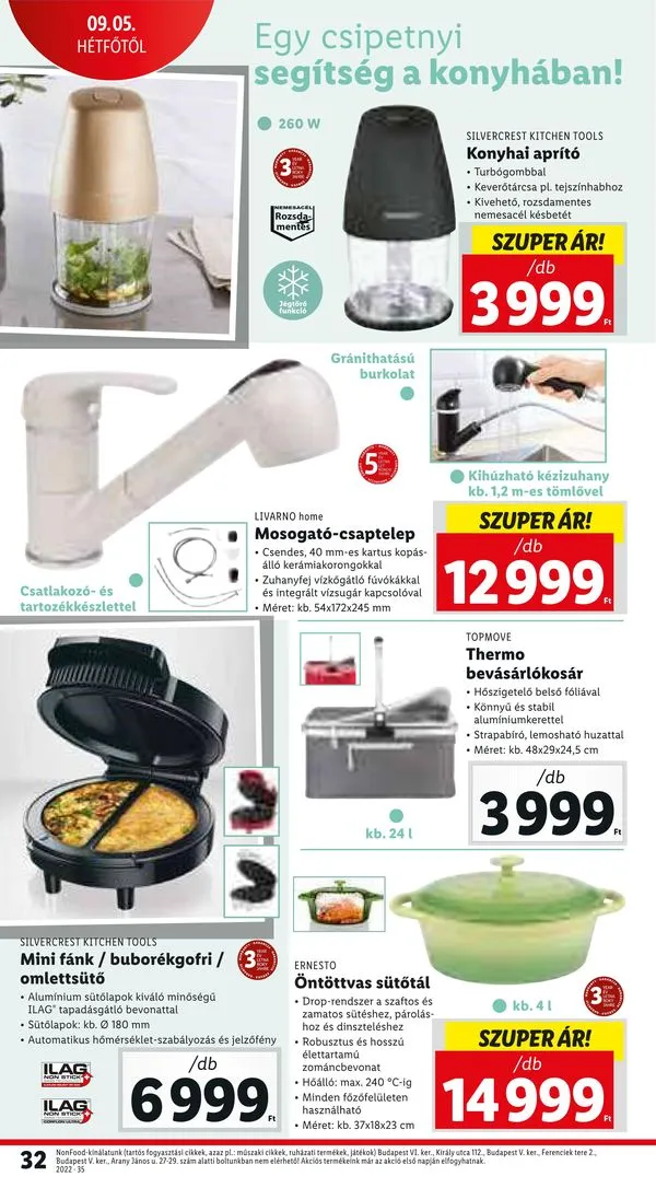 Lidl akciós újság 09.01–09.07 – 32. oldal