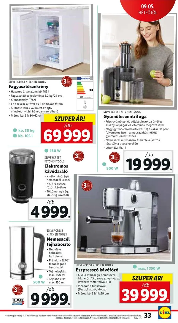 Lidl akciós újság 09.01–09.07 – 33. oldal