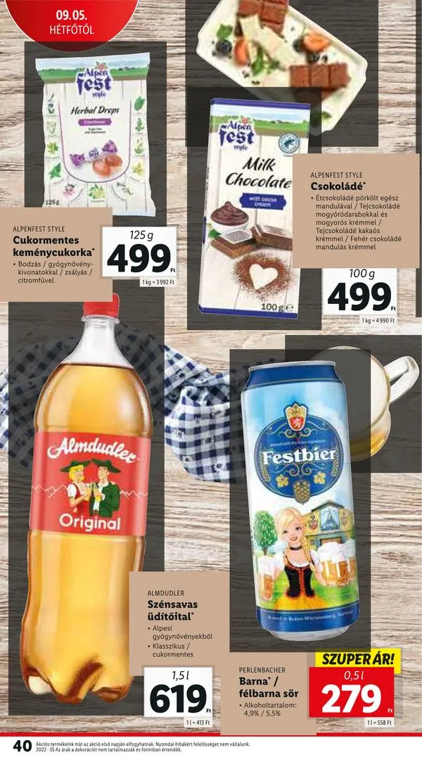 Lidl akciós újság 09.01–09.07 – 40. oldal