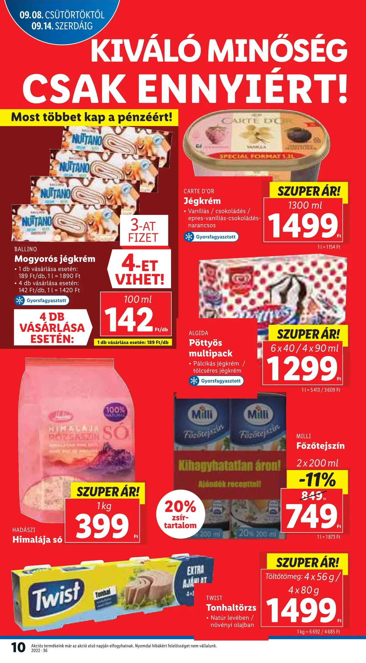 Lidl akciós újság 09.08–09.14 – 10. oldal
