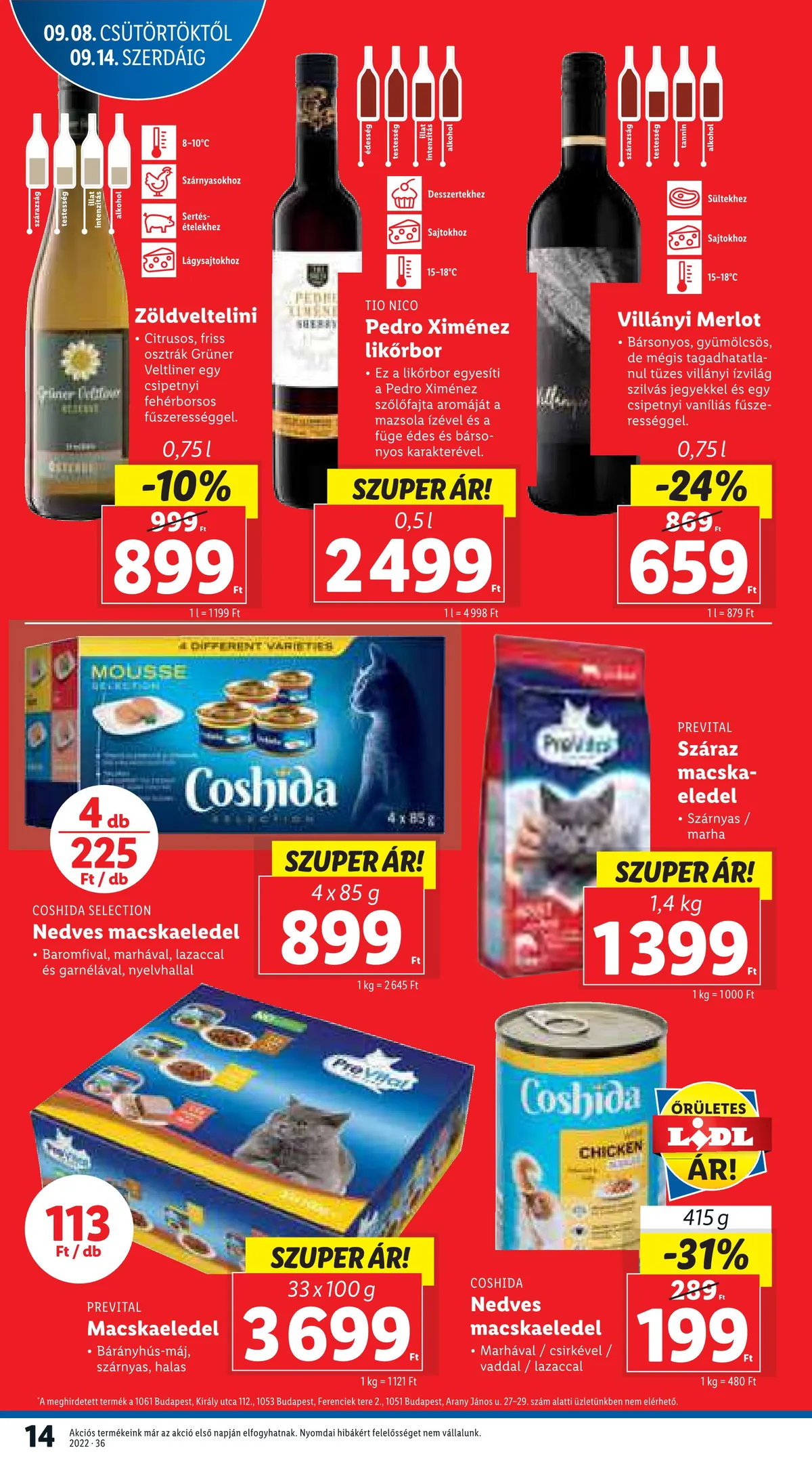 Lidl akciós újság 09.08–09.14 – 14. oldal