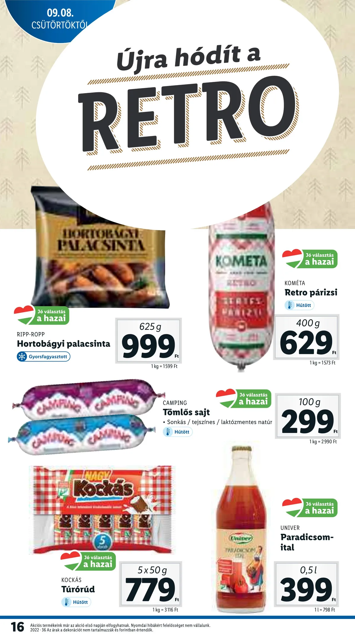 Lidl akciós újság 09.08–09.14 – 16. oldal
