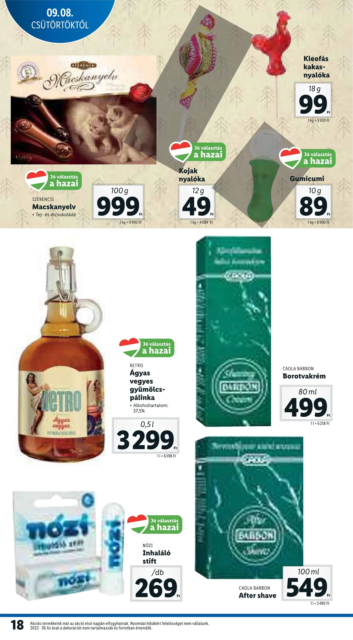 Lidl akciós újság 09.08–09.14 – 18. oldal