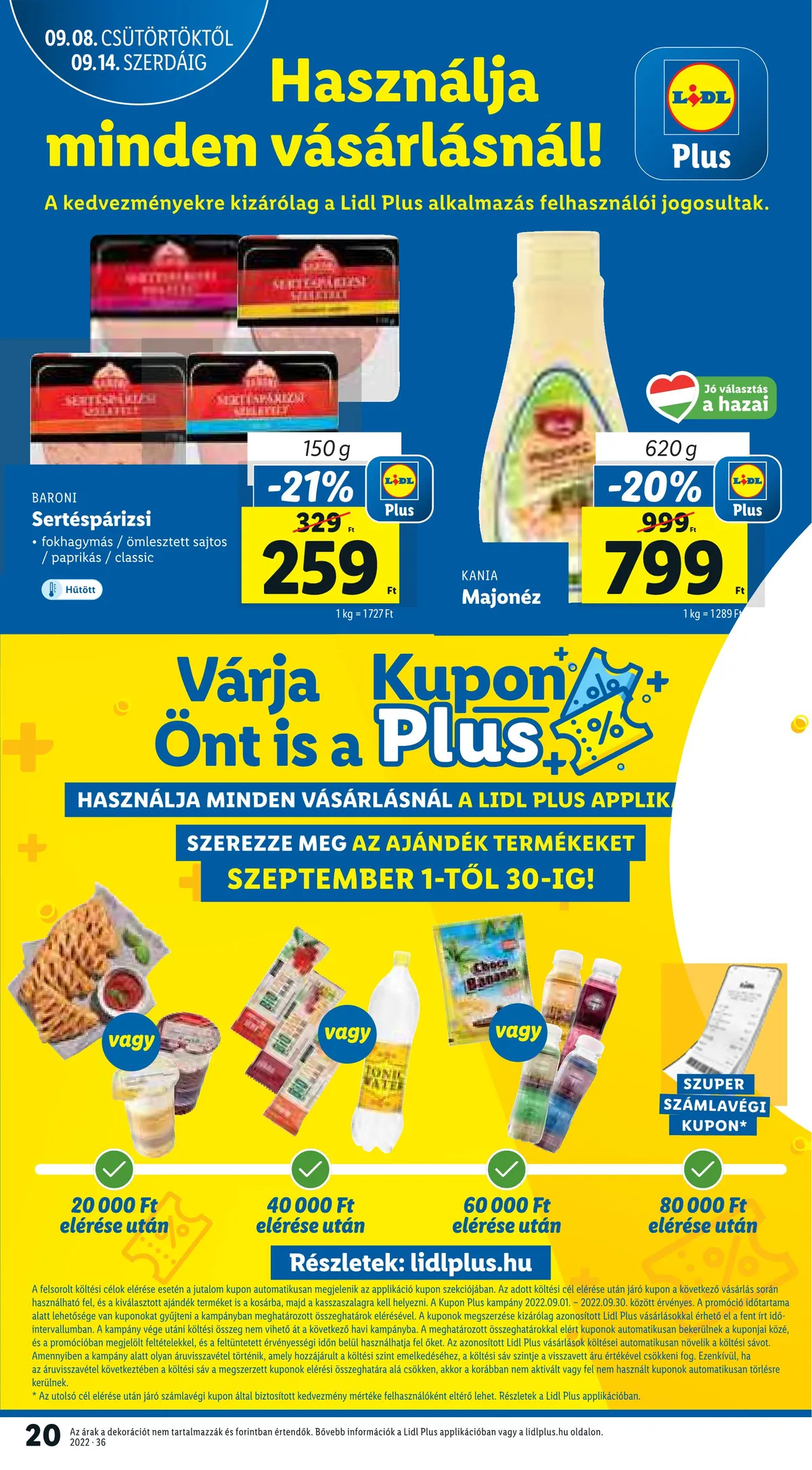 Lidl akciós újság 09.08–09.14 – 20. oldal