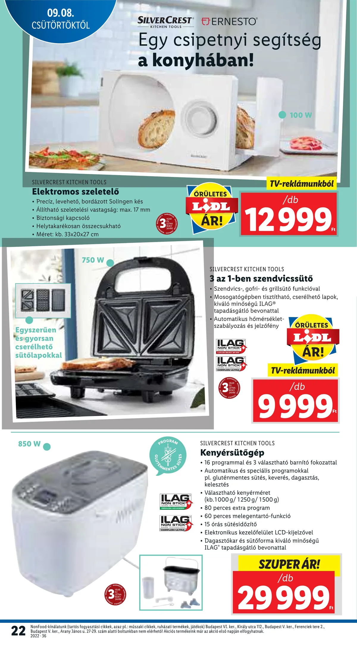 Lidl akciós újság 09.08–09.14 – 22. oldal