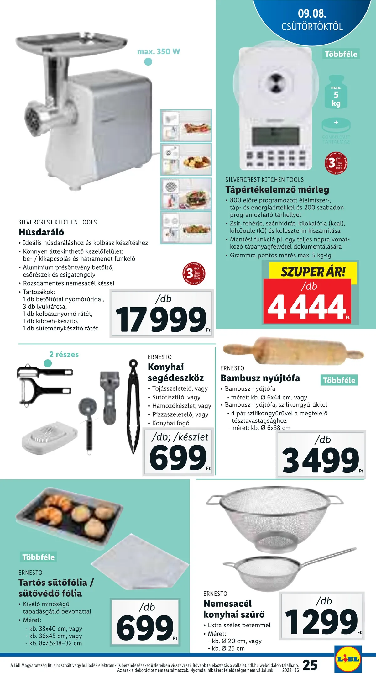 Lidl akciós újság 09.08–09.14 – 25. oldal