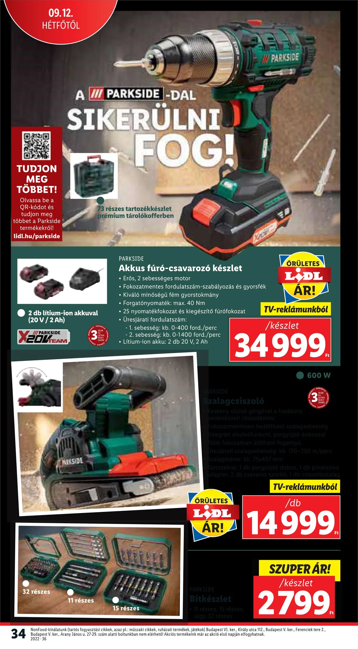 Lidl akciós újság 09.08–09.14 – 34. oldal