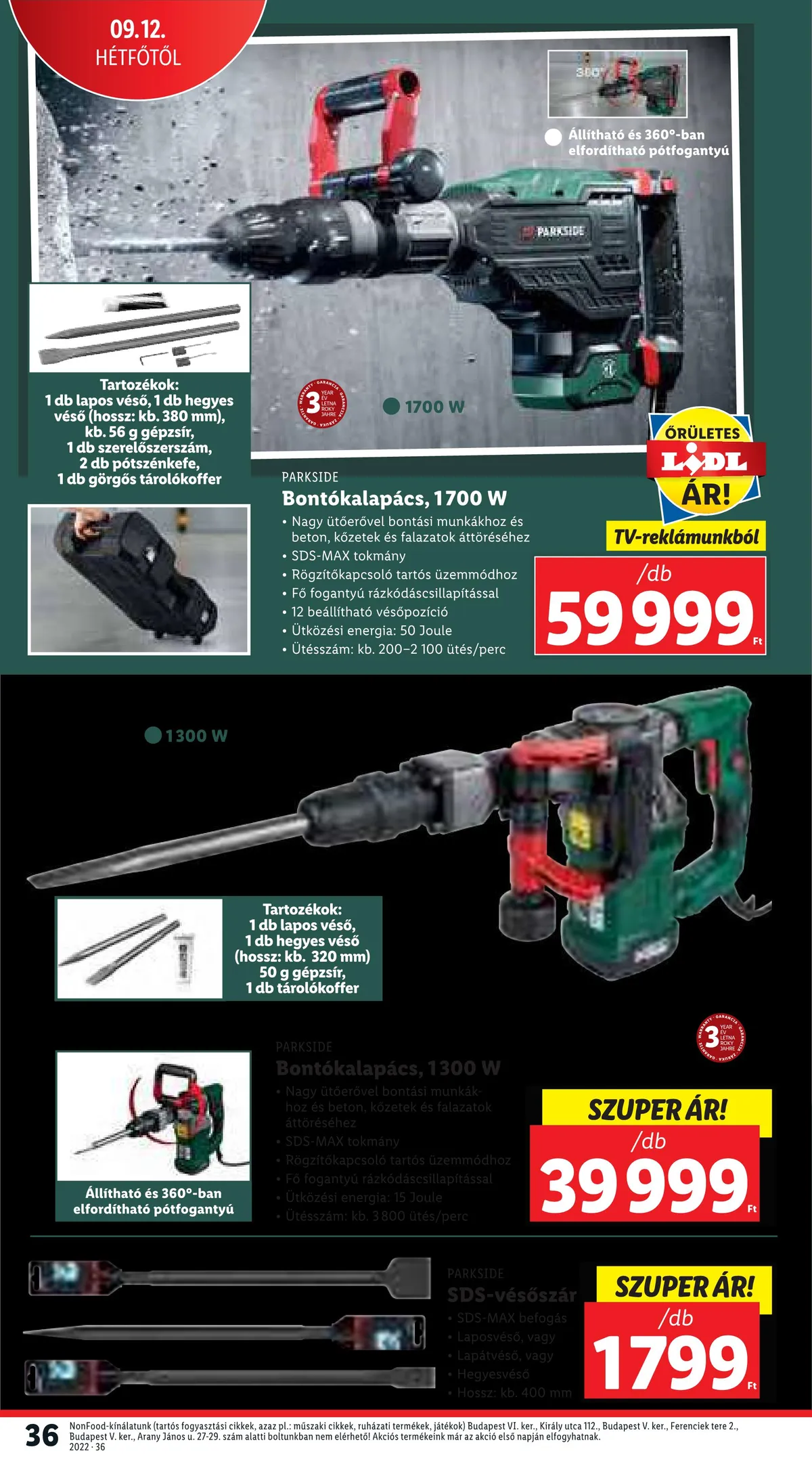 Lidl akciós újság 09.08–09.14 – 36. oldal