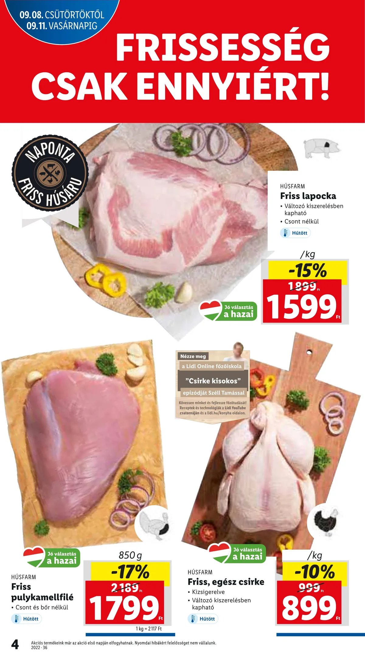 Lidl akciós újság 09.08–09.14 – 4. oldal