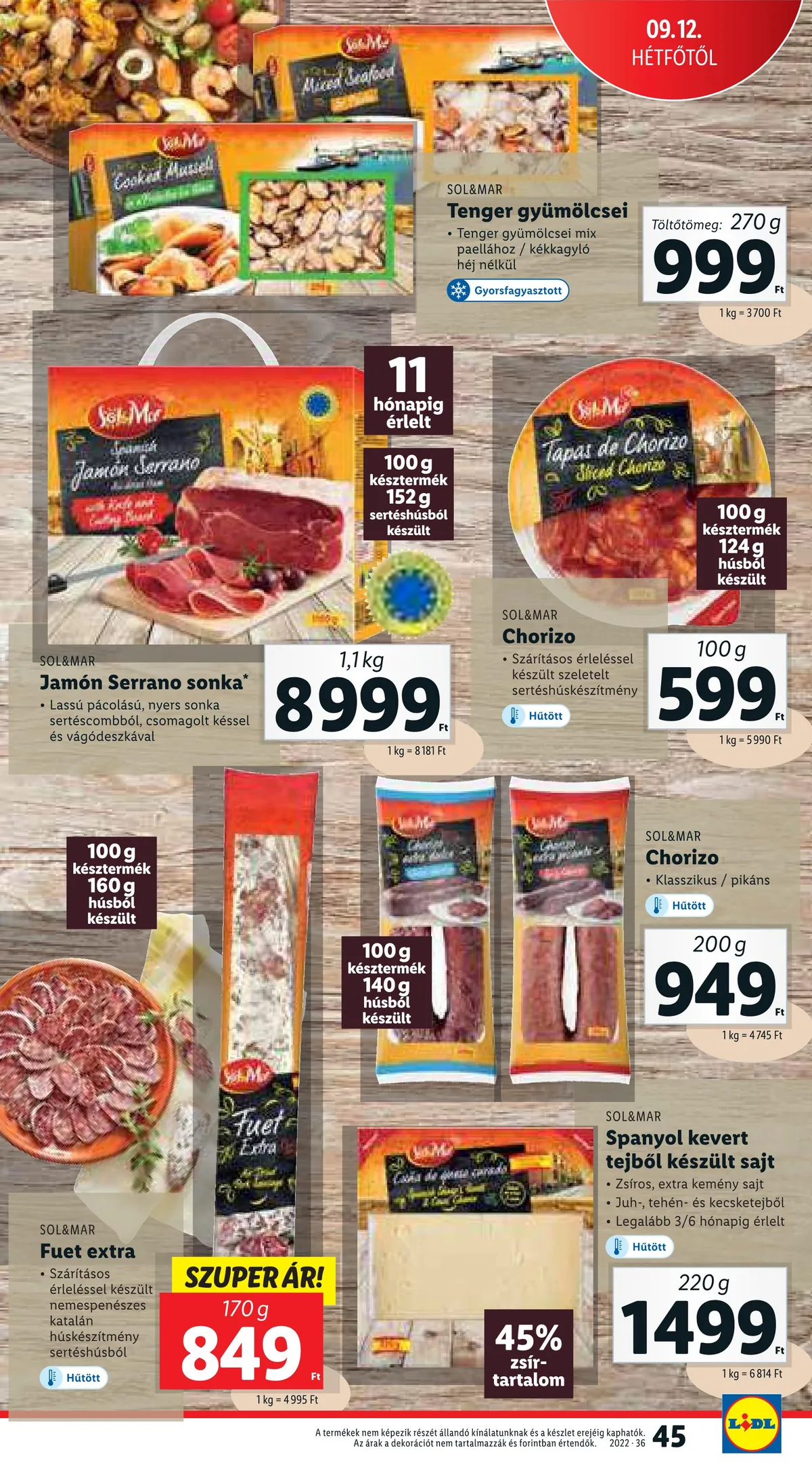 Lidl akciós újság 09.08–09.14 – 45. oldal
