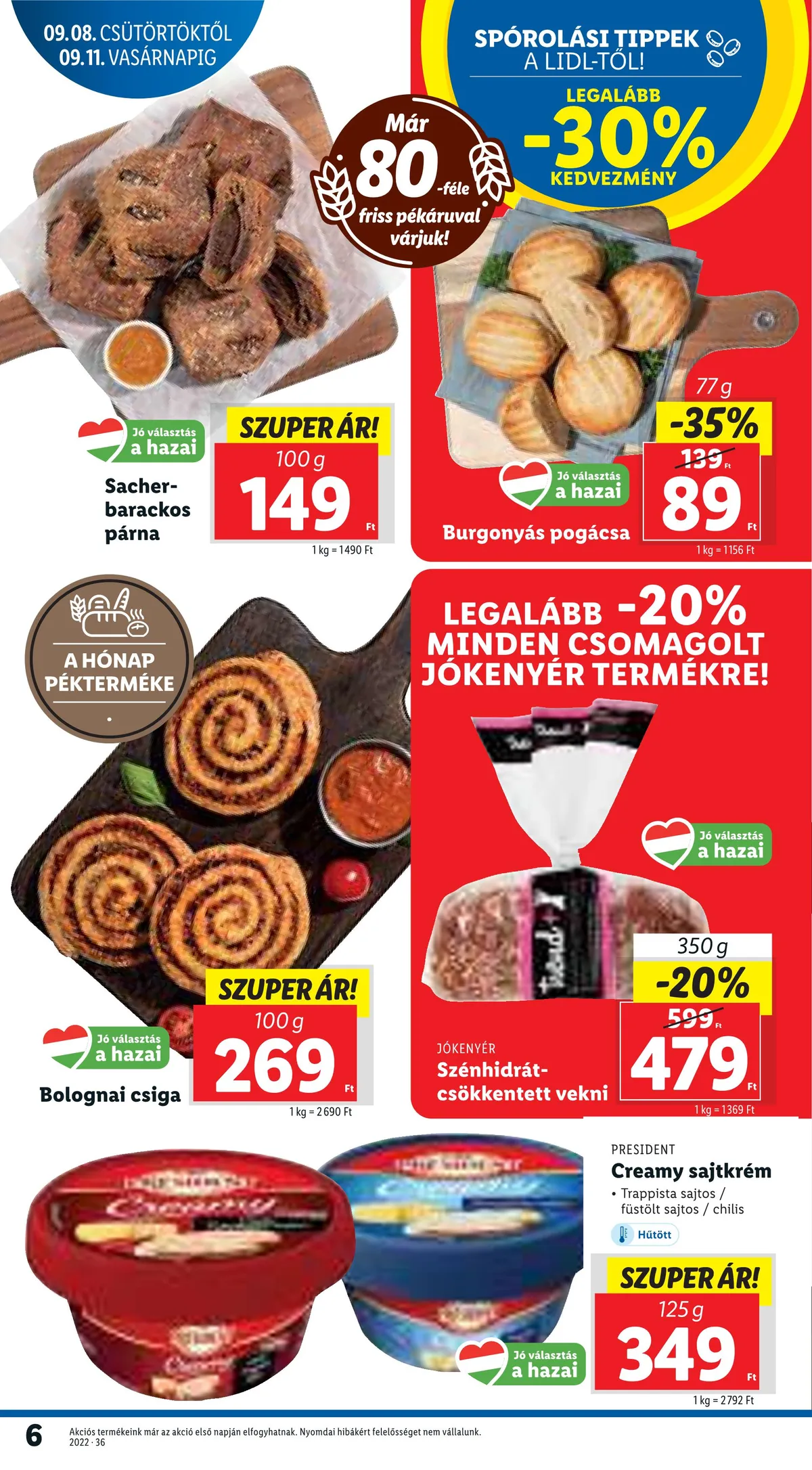 Lidl akciós újság 09.08–09.14 – 6. oldal