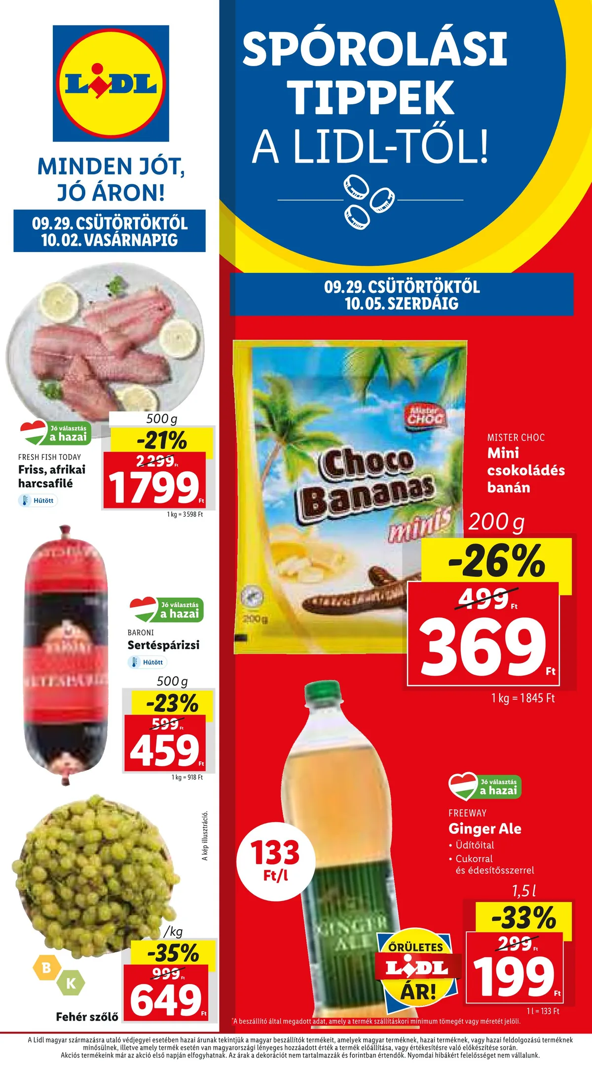 Lidl akciós újság 09.29–10.05