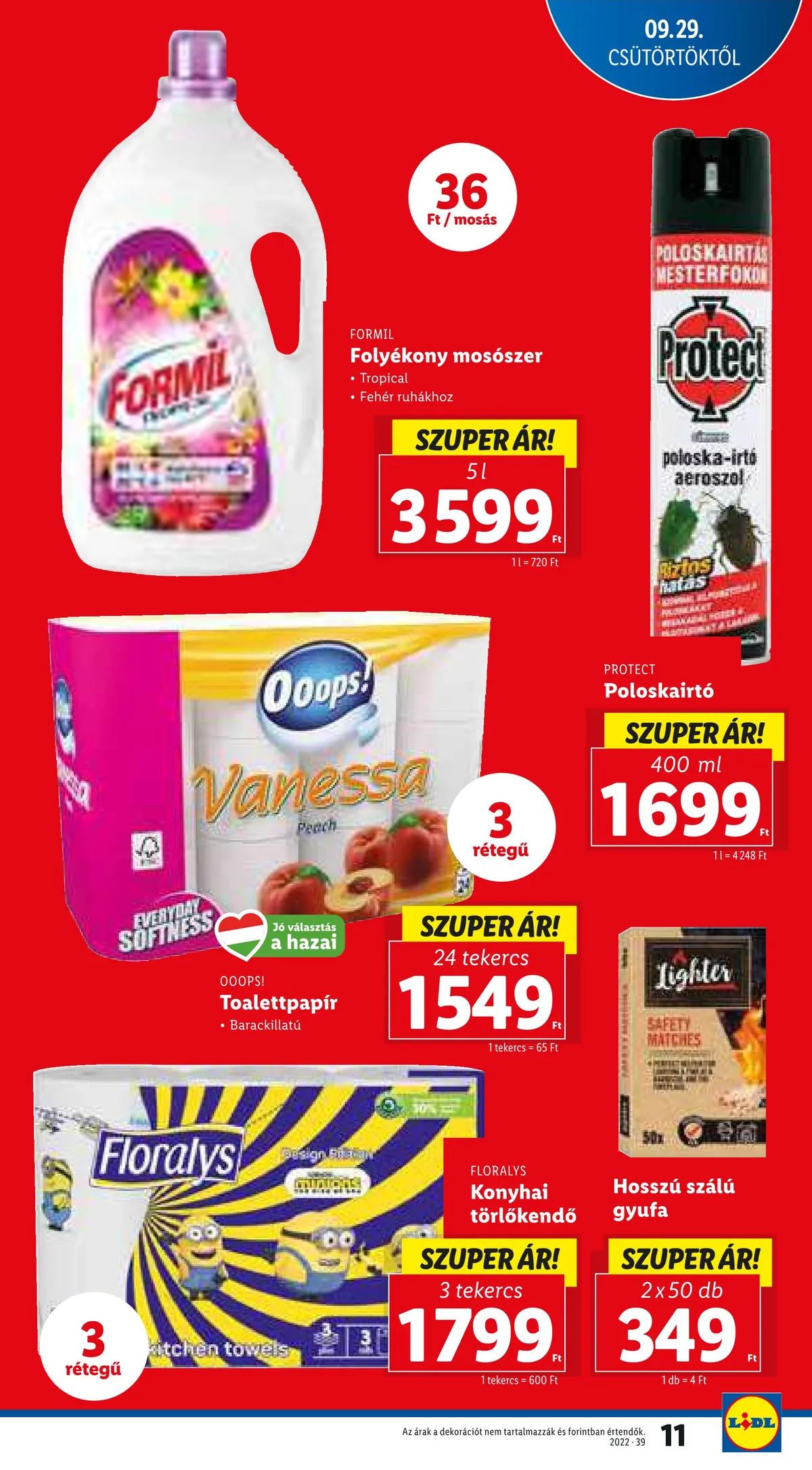 Lidl akciós újság 09.29–10.05 – 11. oldal