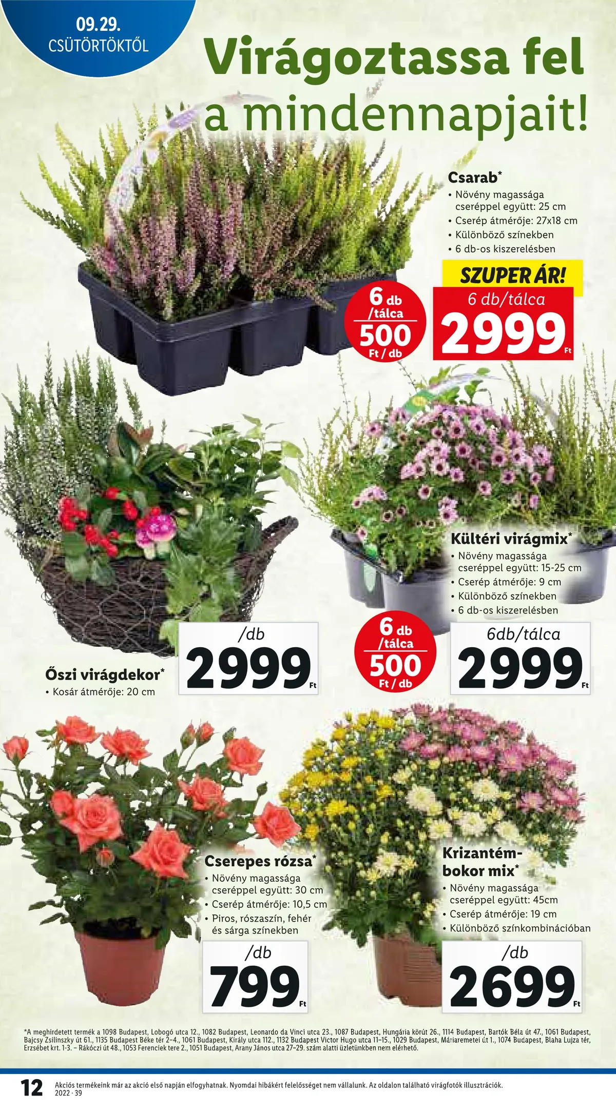 Lidl akciós újság 09.29–10.05 – 12. oldal