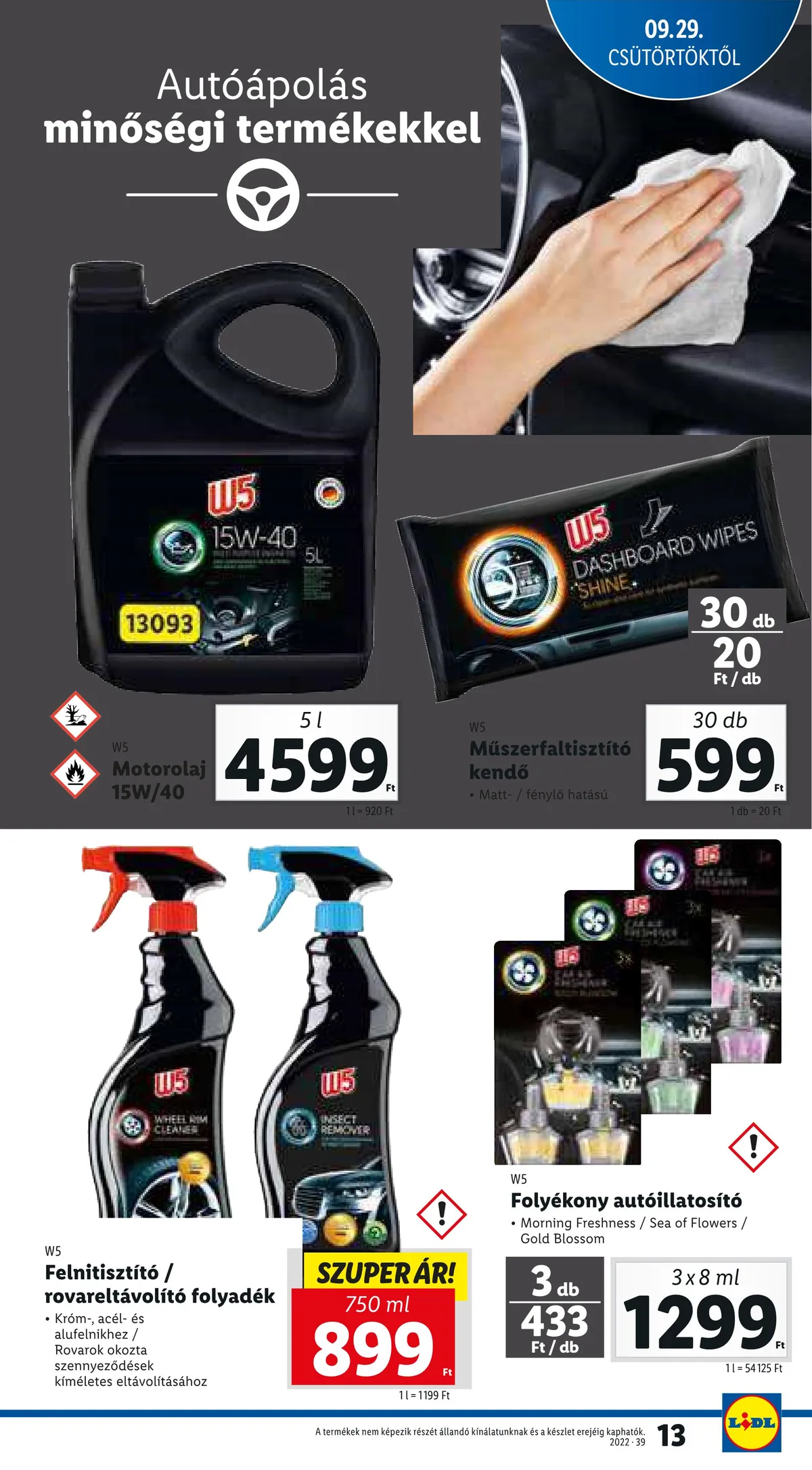Lidl akciós újság 09.29–10.05 – 13. oldal