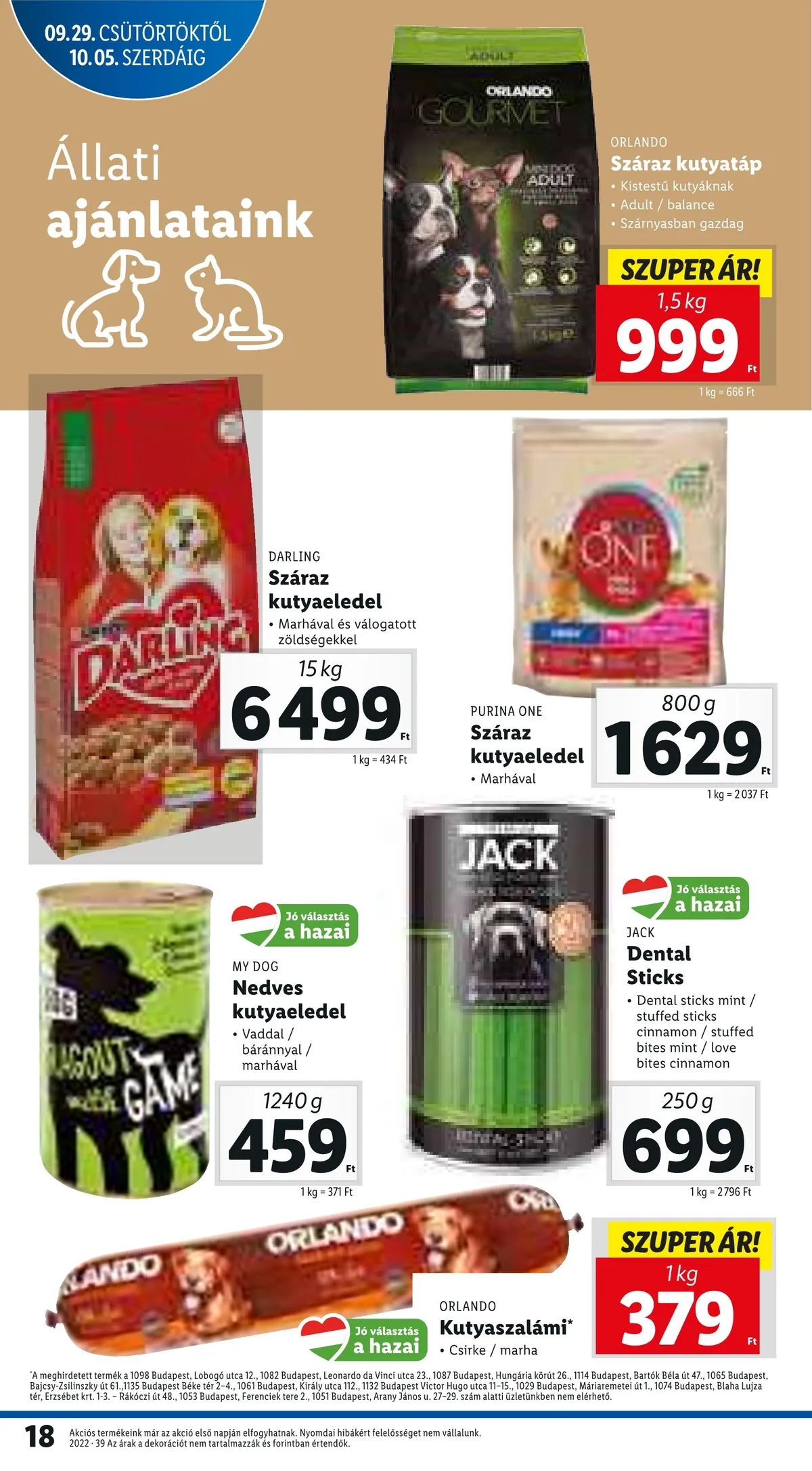 Lidl akciós újság 09.29–10.05 – 18. oldal