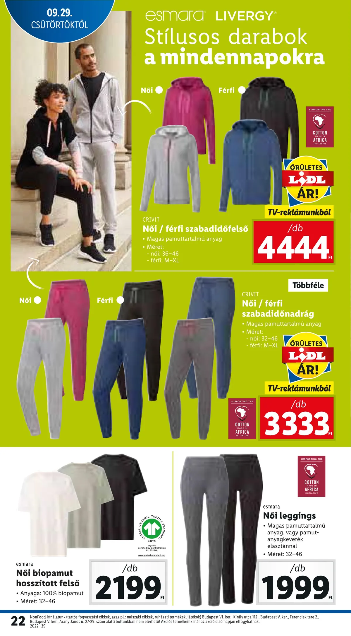 Lidl akciós újság 09.29–10.05 – 22. oldal