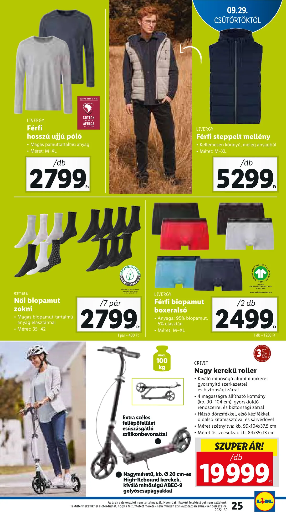 Lidl akciós újság 09.29–10.05 – 25. oldal