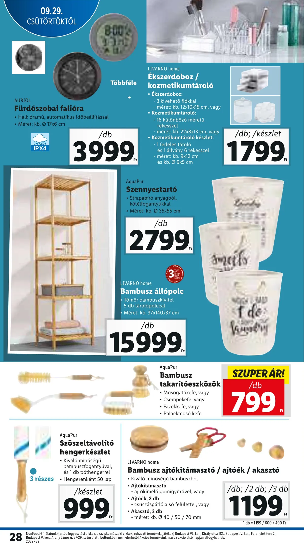 Lidl akciós újság 09.29–10.05 – 28. oldal