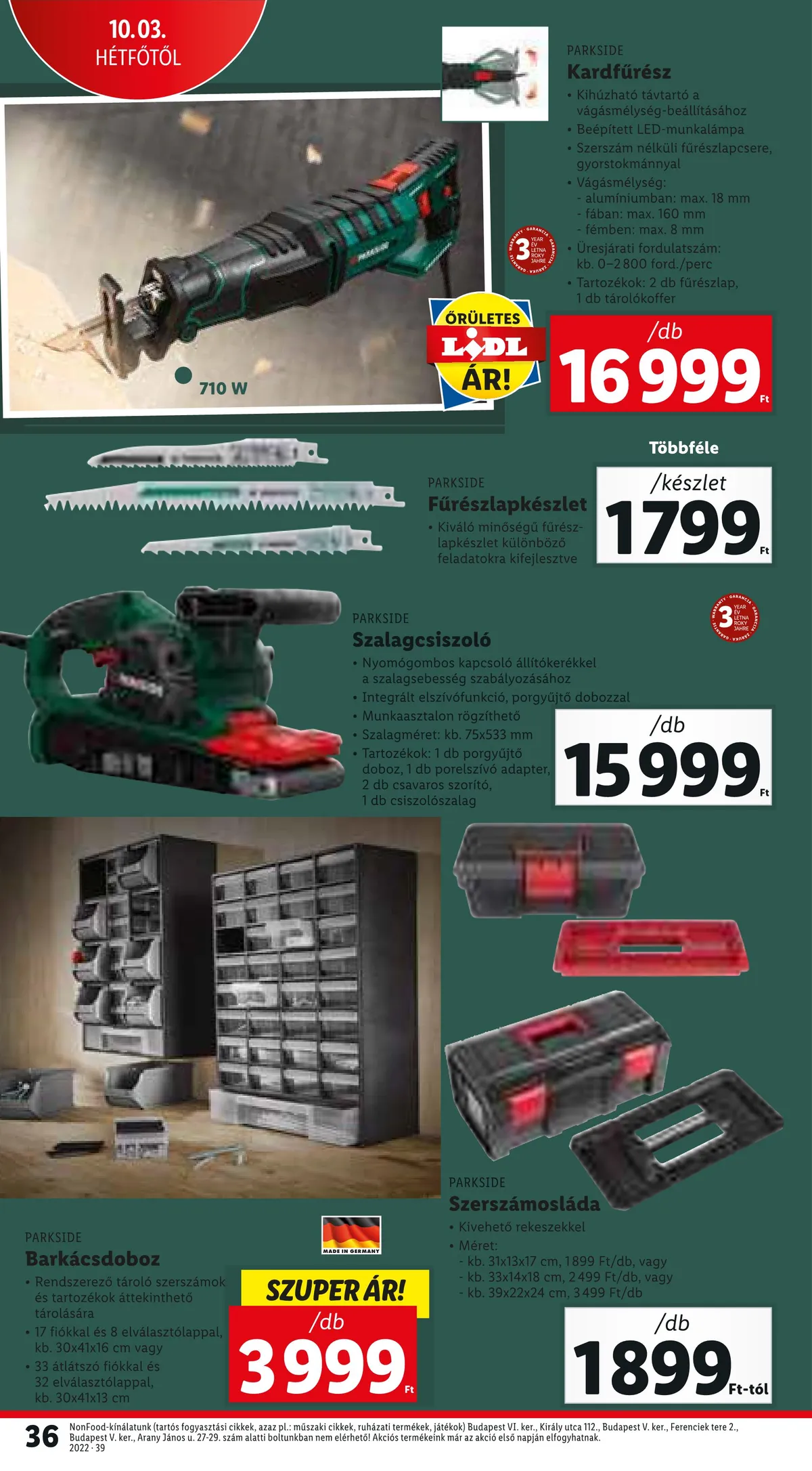 Lidl akciós újság 09.29–10.05 – 36. oldal