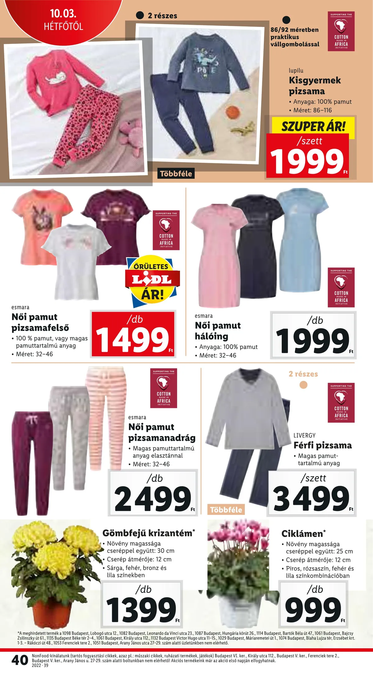 Lidl akciós újság 09.29–10.05 – 40. oldal