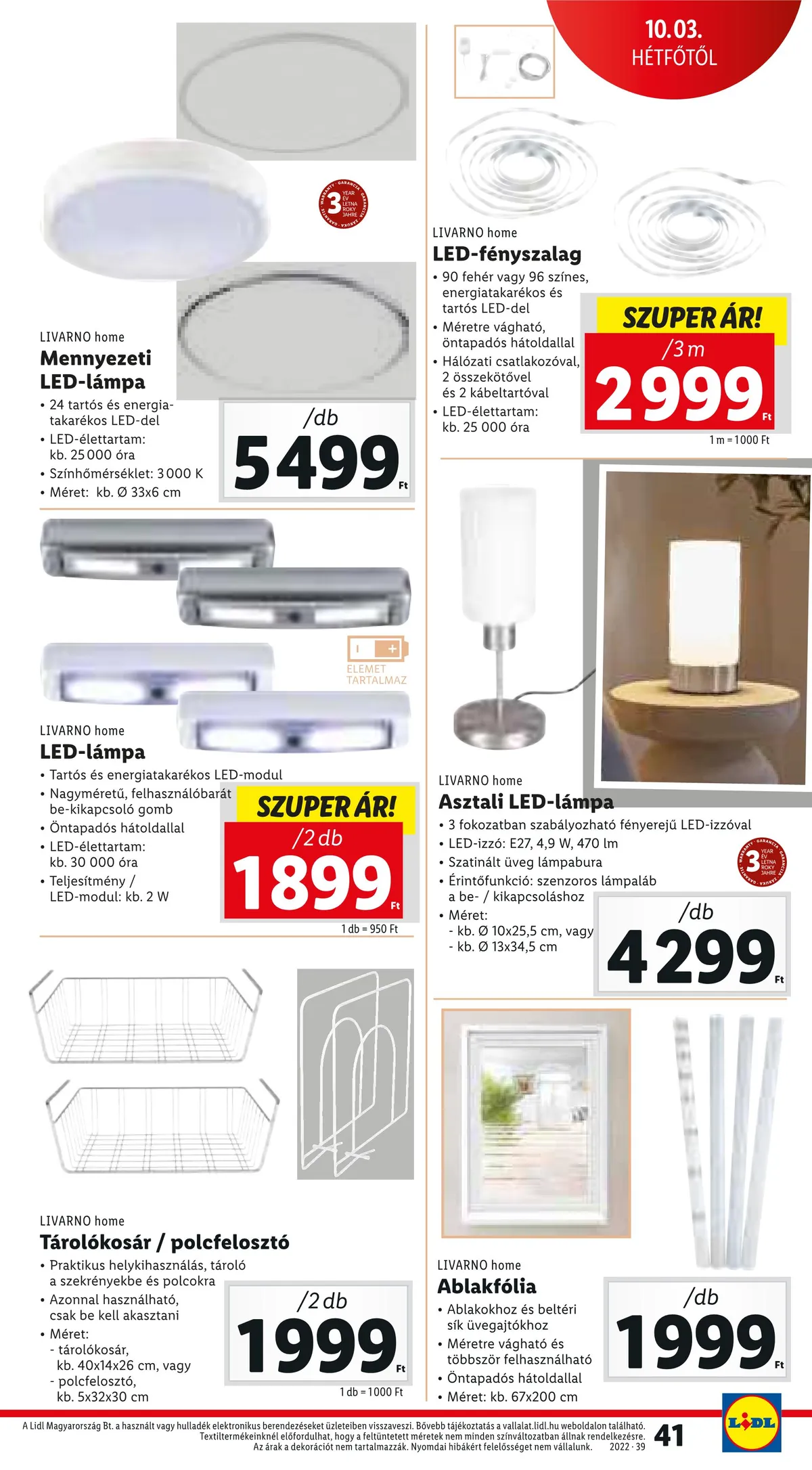 Lidl akciós újság 09.29–10.05 – 41. oldal