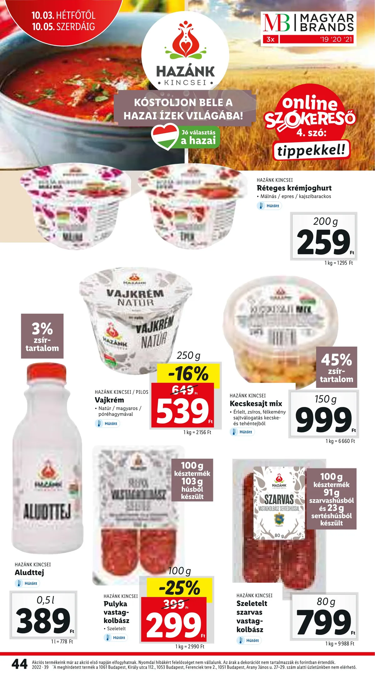 Lidl akciós újság 09.29–10.05 – 44. oldal