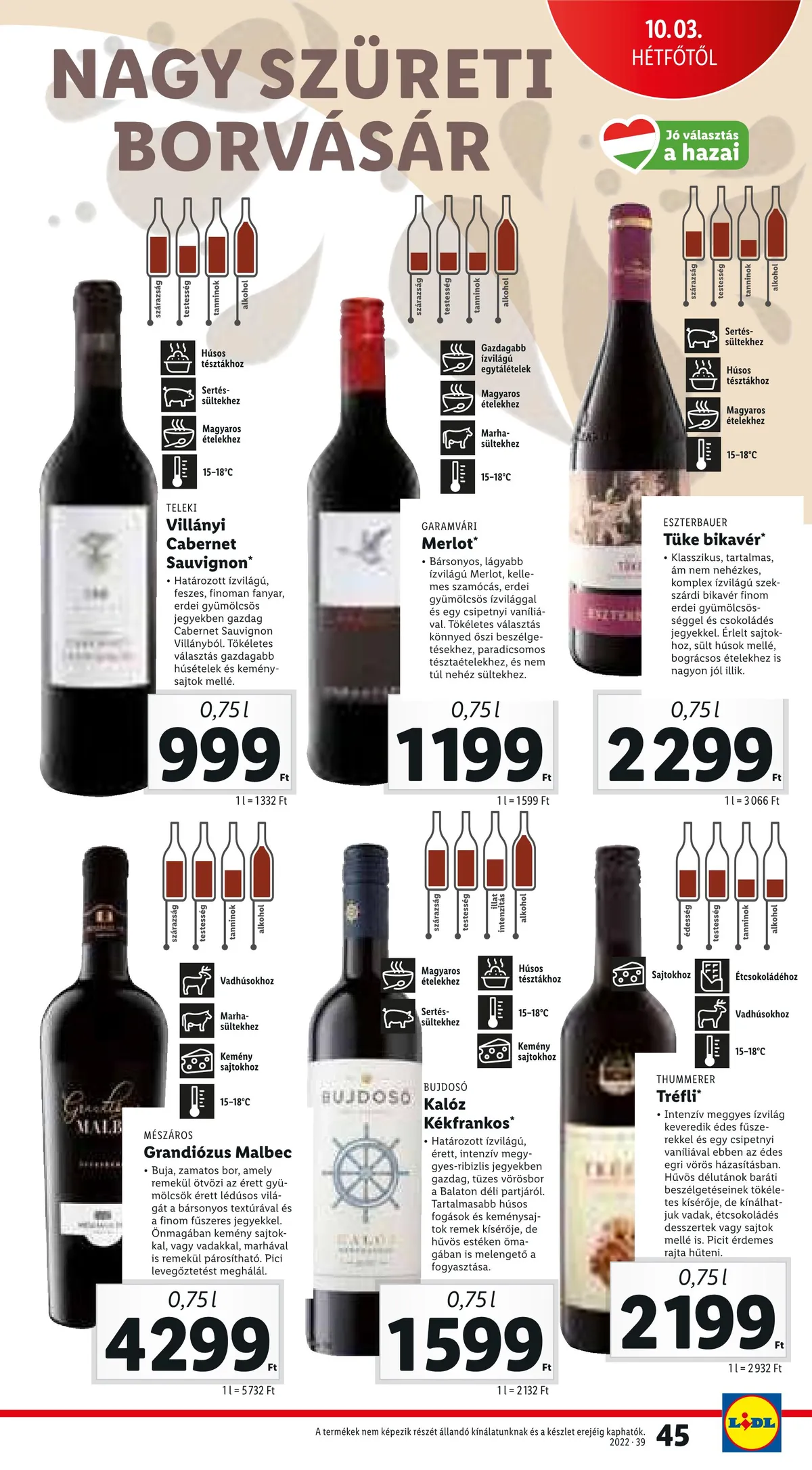Lidl akciós újság 09.29–10.05 – 45. oldal