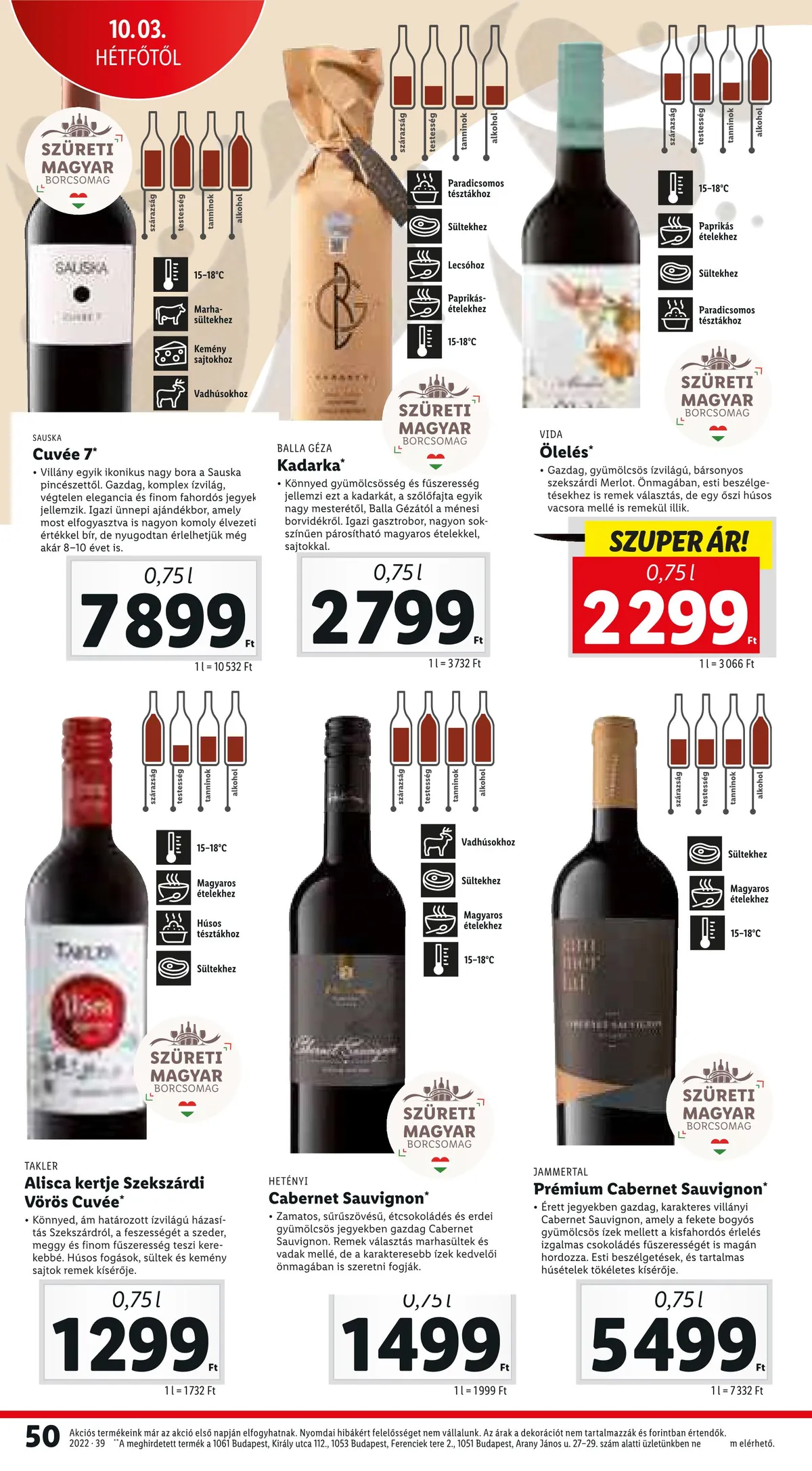 Lidl akciós újság 09.29–10.05 – 50. oldal