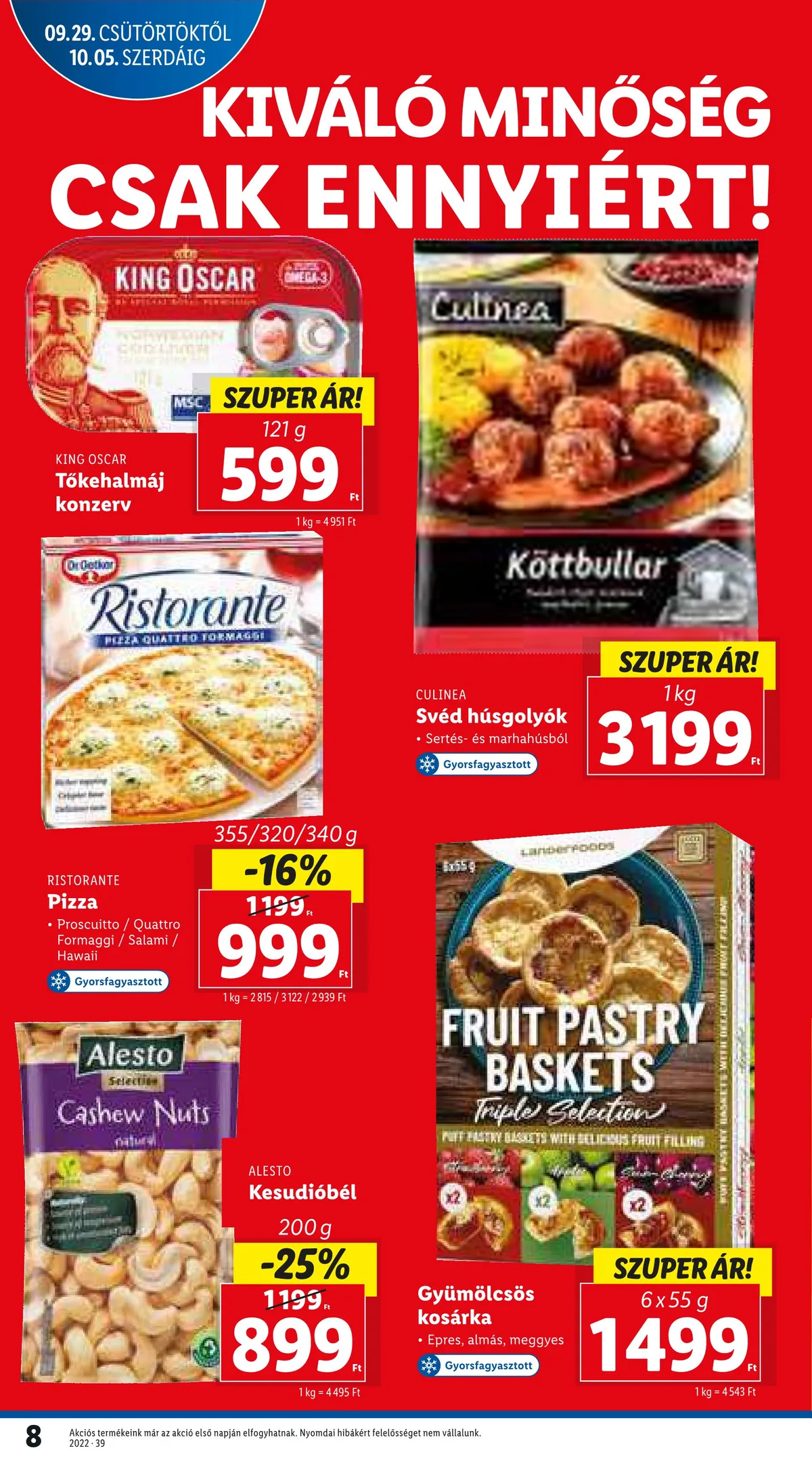 Lidl akciós újság 09.29–10.05 – 8. oldal