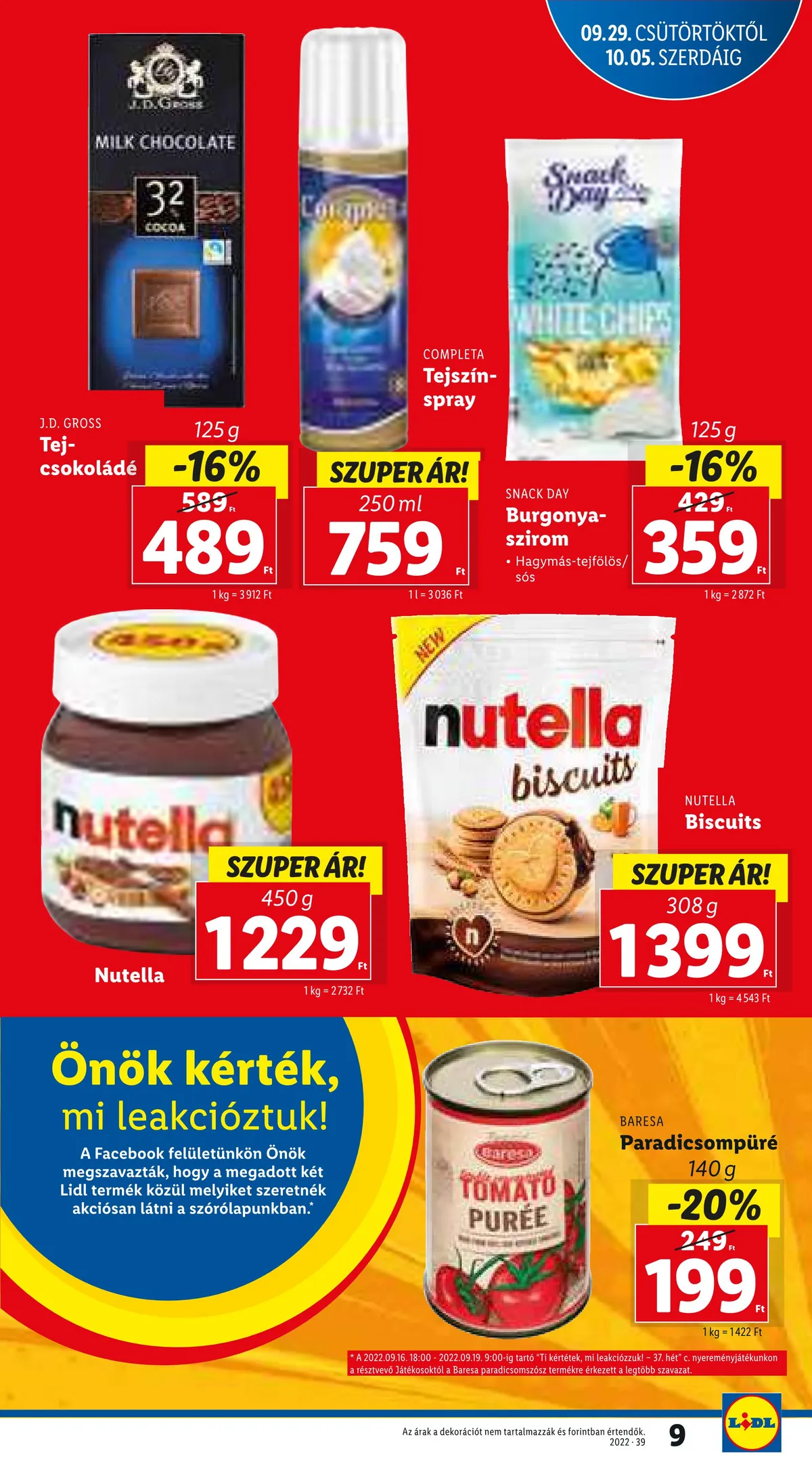 Lidl akciós újság 09.29–10.05 – 9. oldal
