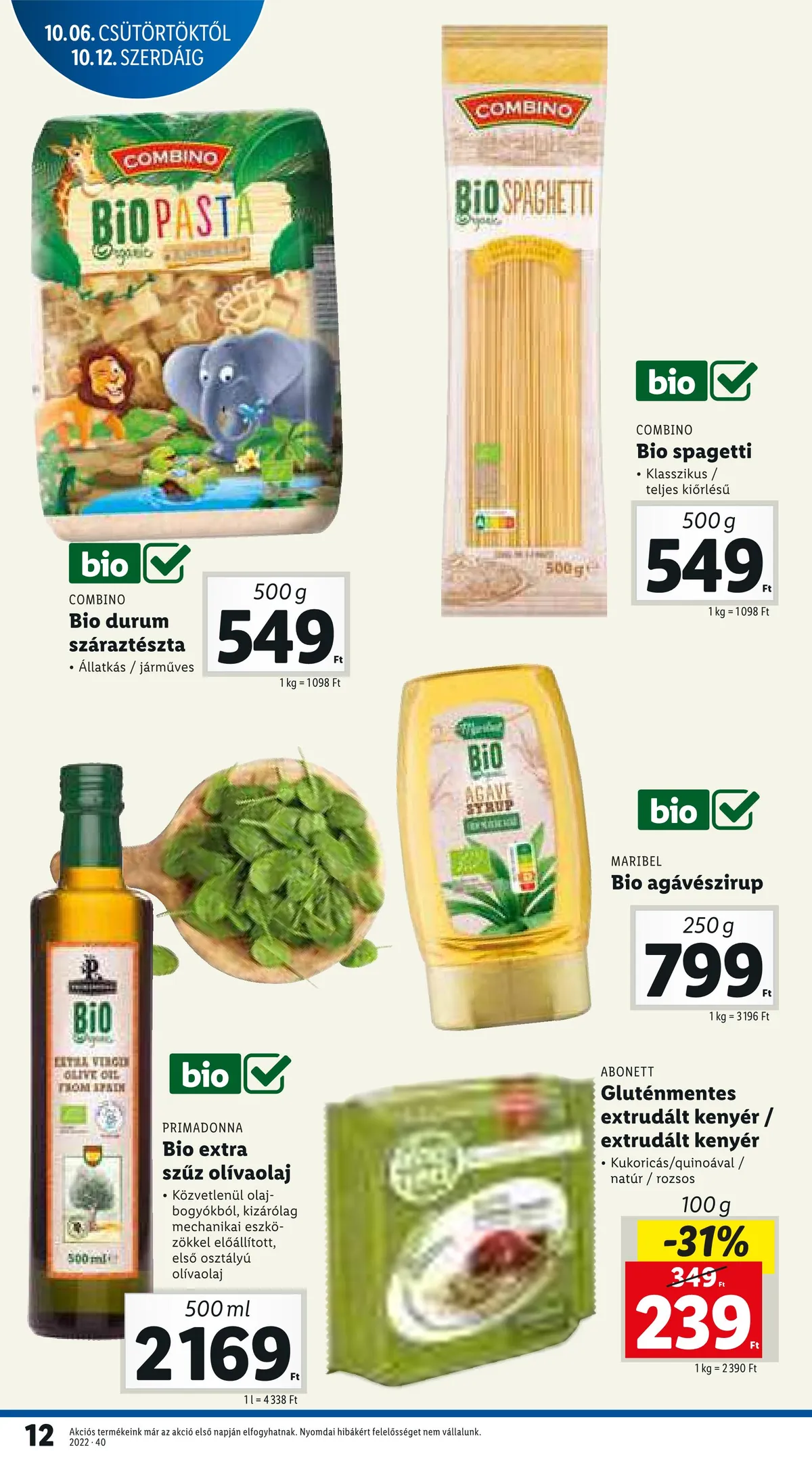 Lidl akciós újság 10.06–10.12 – 12. oldal