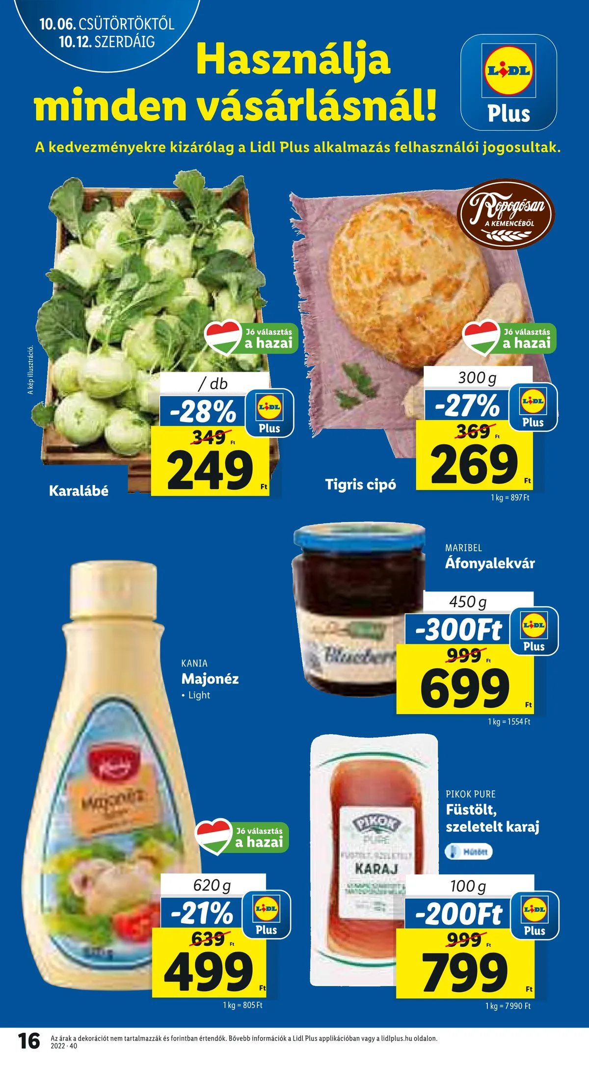 Lidl akciós újság 10.06–10.12 – 16. oldal