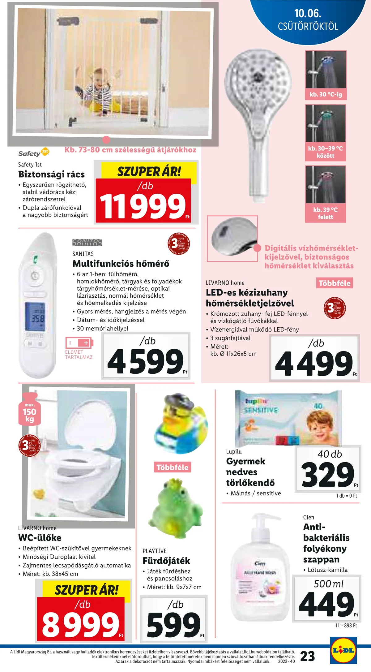 Lidl akciós újság 10.06–10.12 – 23. oldal