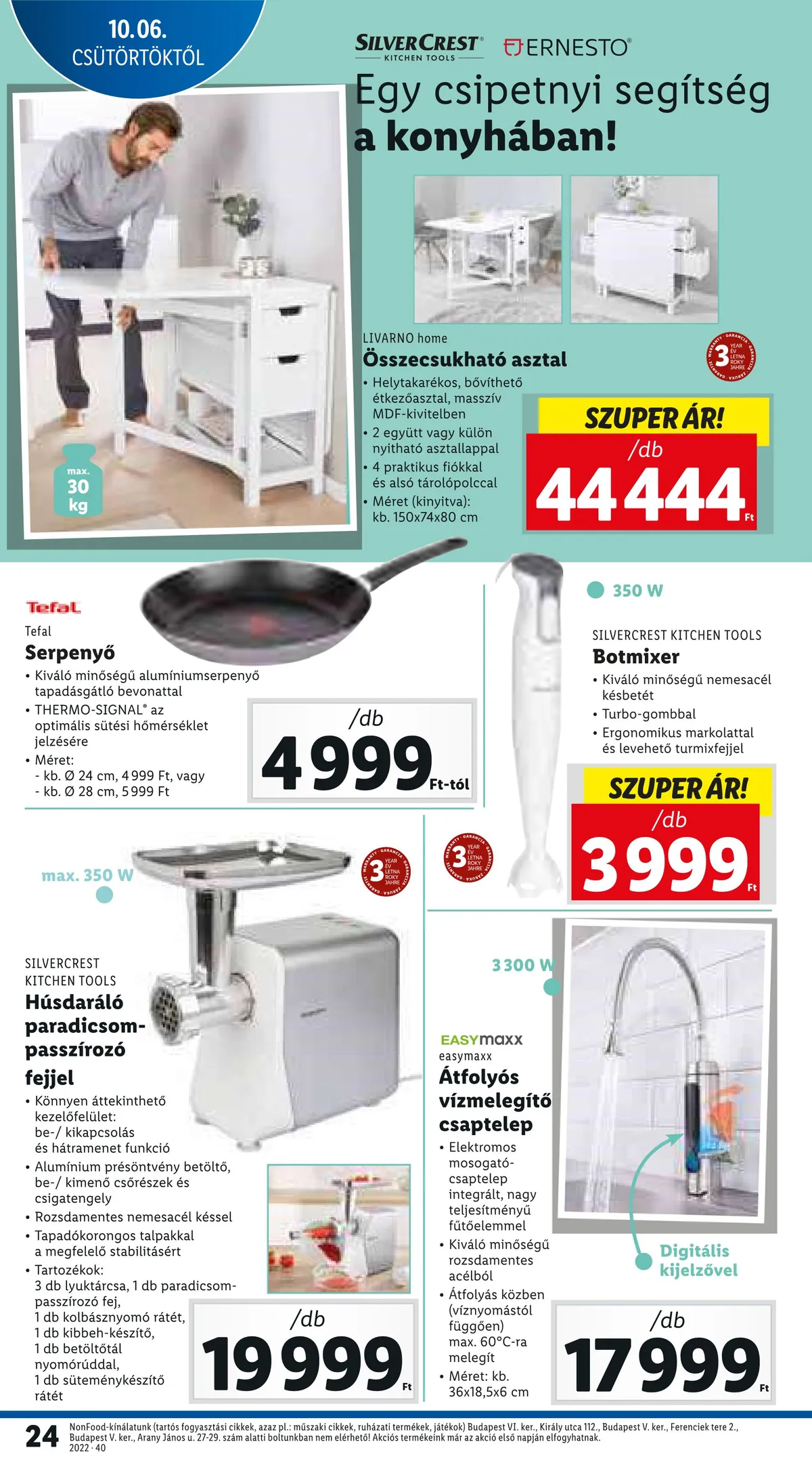 Lidl akciós újság 10.06–10.12 – 24. oldal