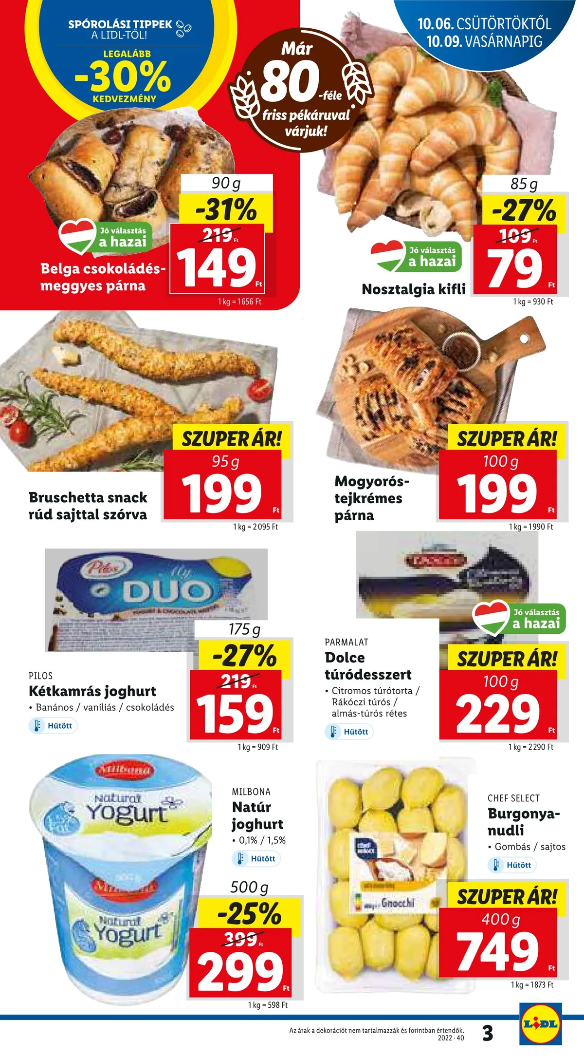 Lidl akciós újság 10.06–10.12 – 3. oldal