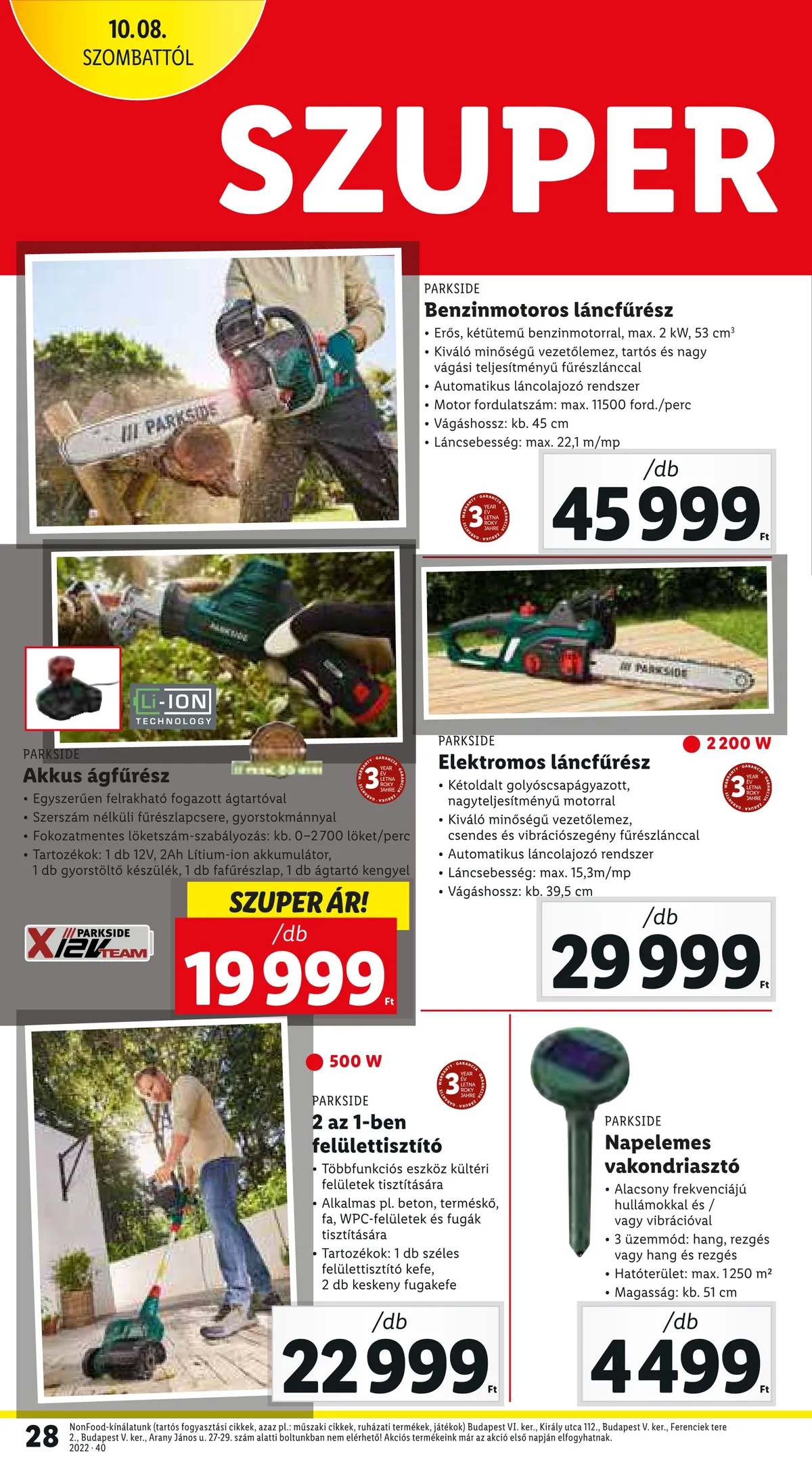 Lidl akciós újság 10.06–10.12 – 30. oldal