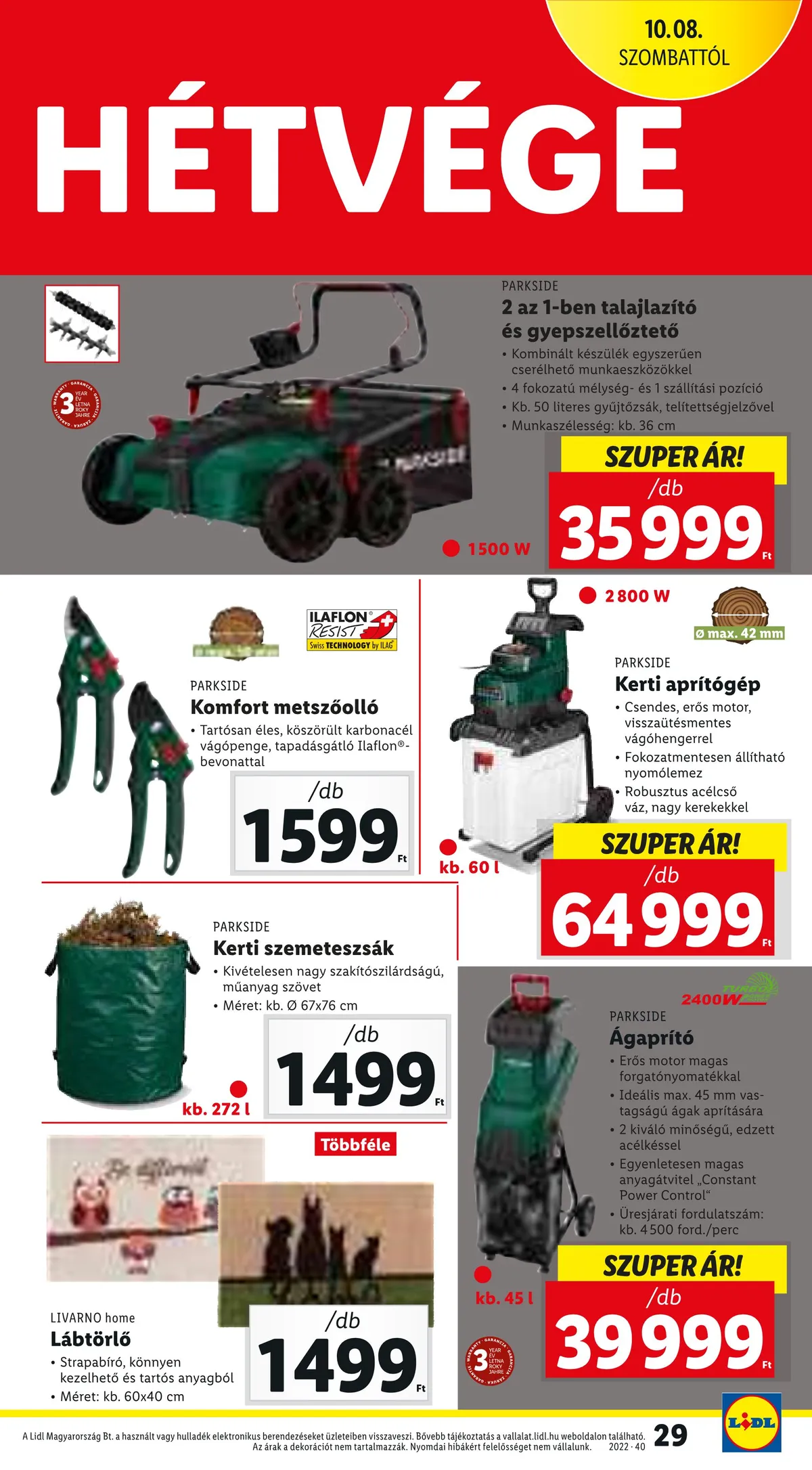 Lidl akciós újság 10.06–10.12 – 31. oldal