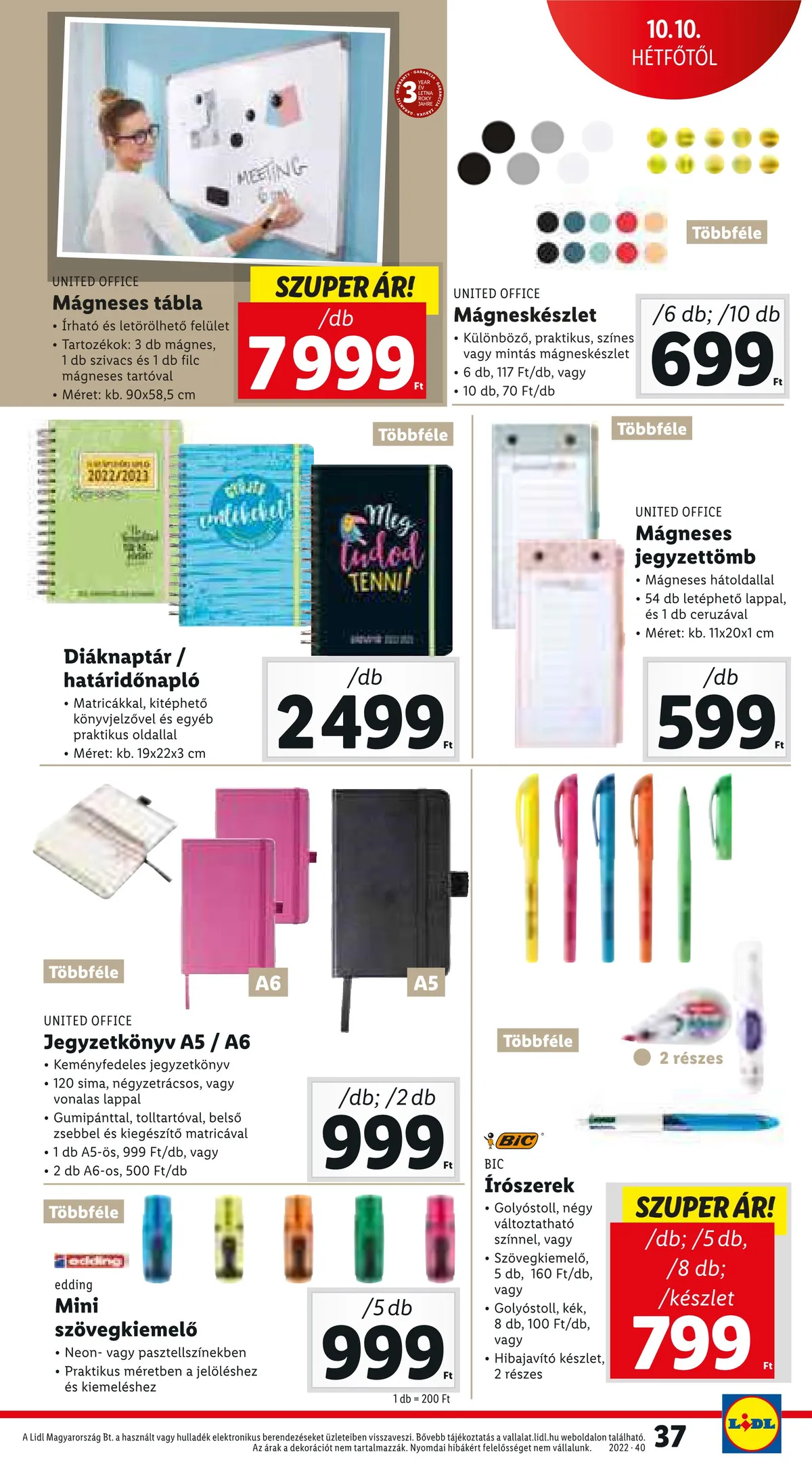 Lidl akciós újság 10.06–10.12 – 39. oldal
