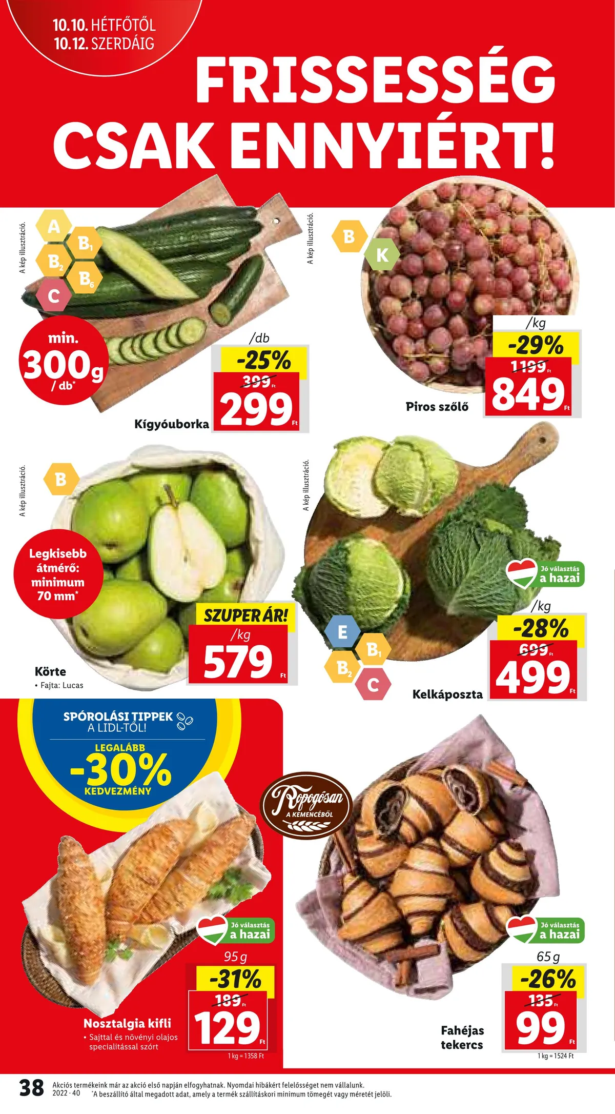 Lidl akciós újság 10.06–10.12 – 40. oldal