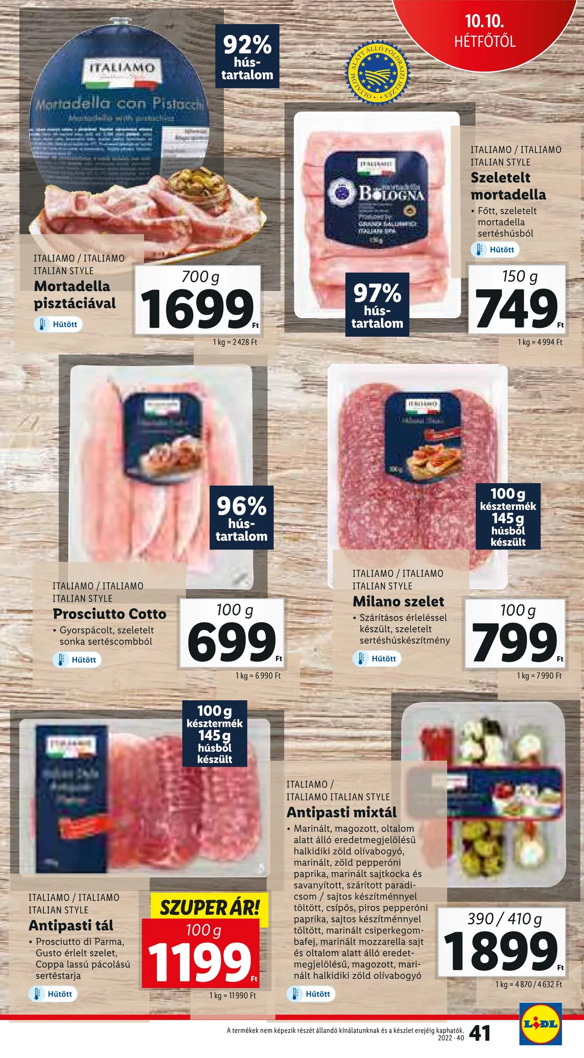 Lidl akciós újság 10.06–10.12 – 43. oldal